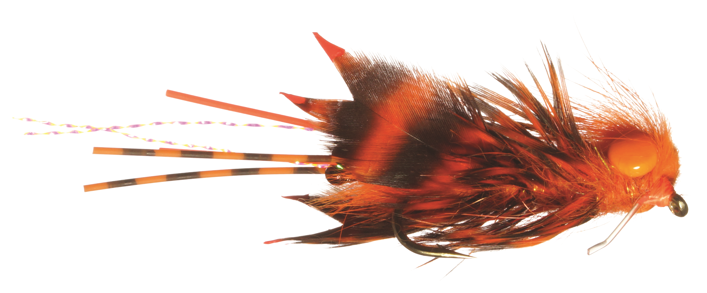 Rainys Whitlocks NearNuff Crayfish Fly - 8 - Orange