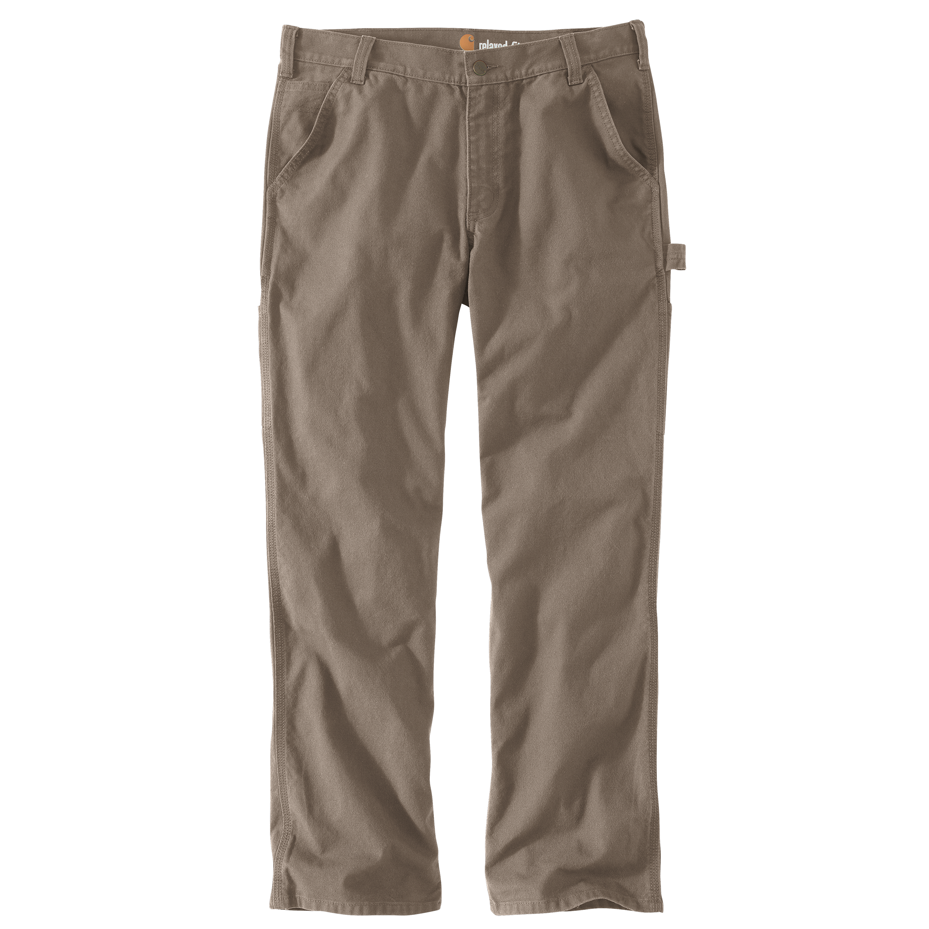 Carhartt Rugged Flex Relaxed-Fit Duck Utility Work Pants for Men - Desert - 35x32