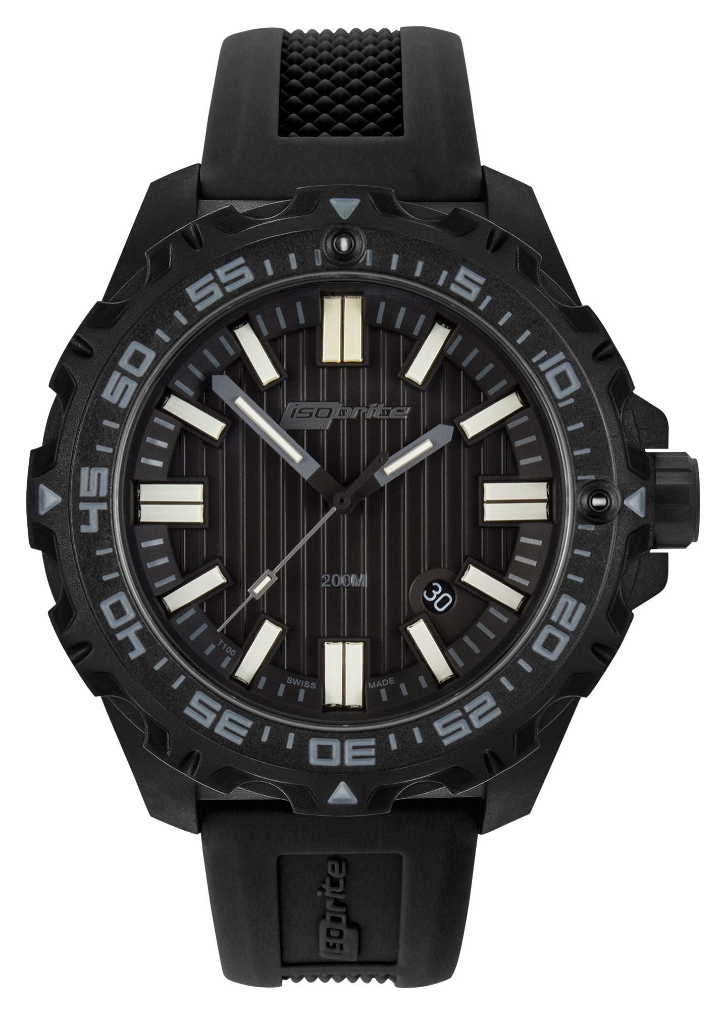 Isobrite Afterburner Series ISO3003 T100 Tritium Watch - Black