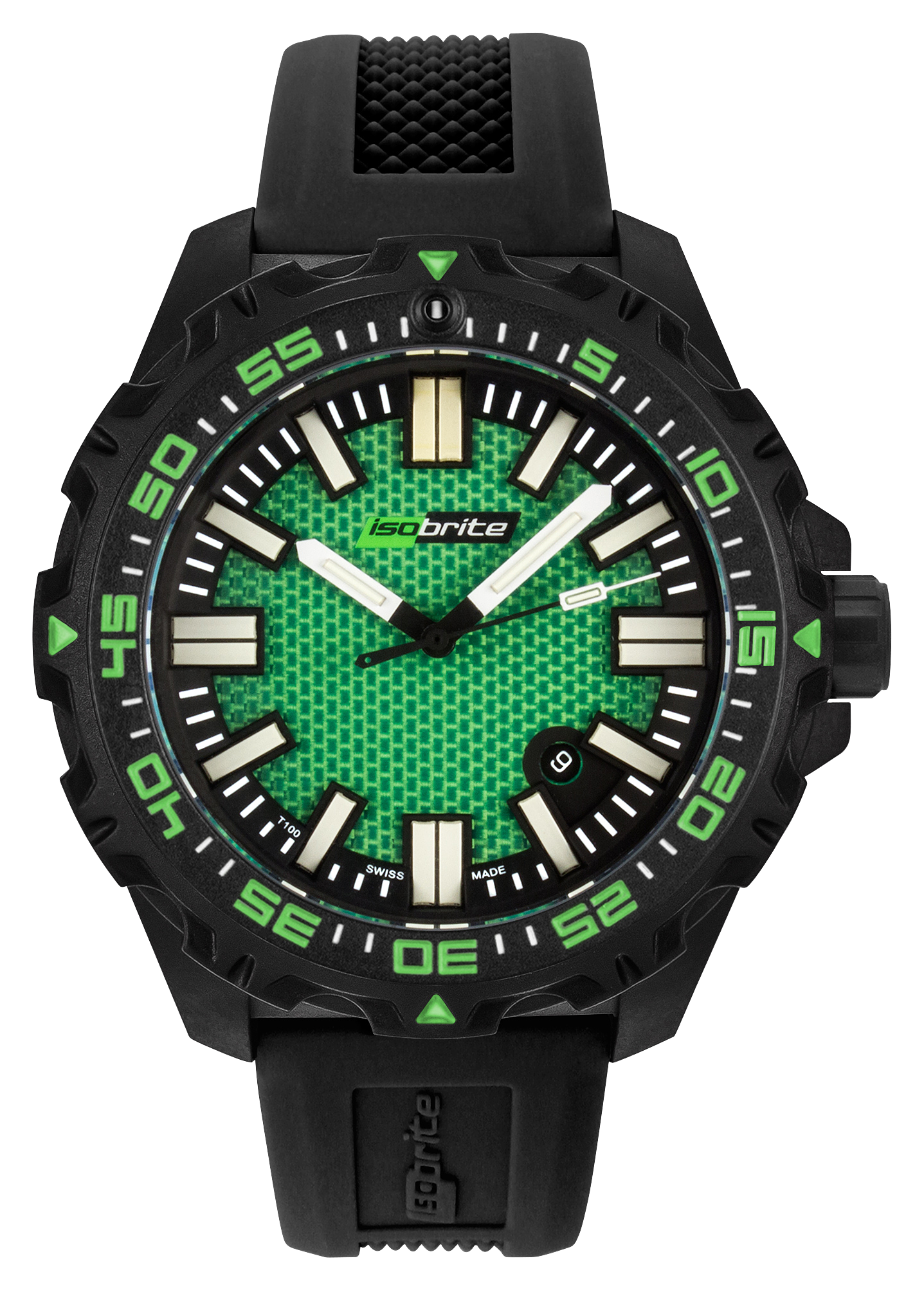 Isobrite Afterburner Series ISO3003 T100 Tritium Watch - Black/Green