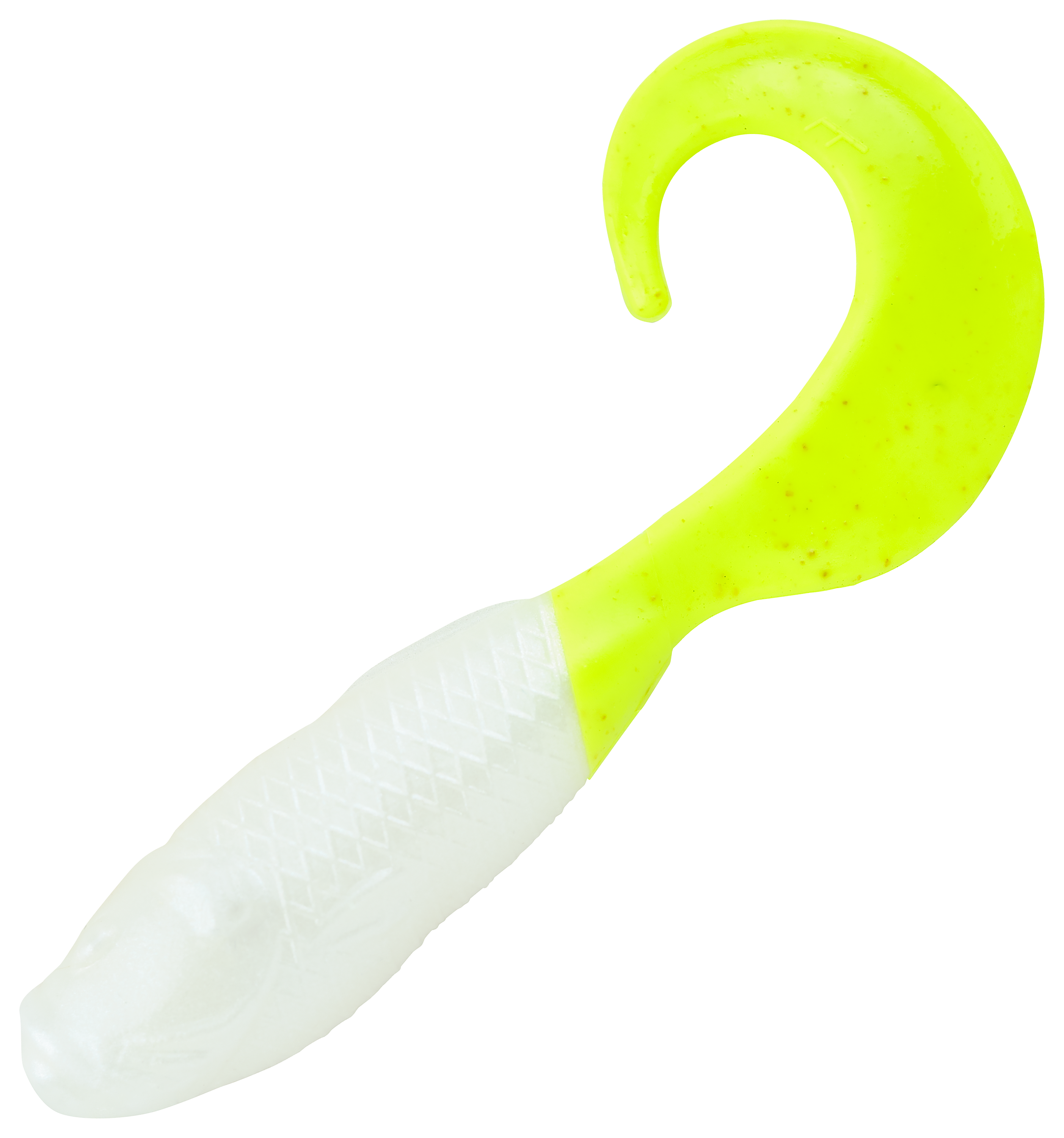 Image of Berkley Saltwater Gulp! Swimming Mullet - Pearl White/Chartreuse - 3″ - 11 Pack