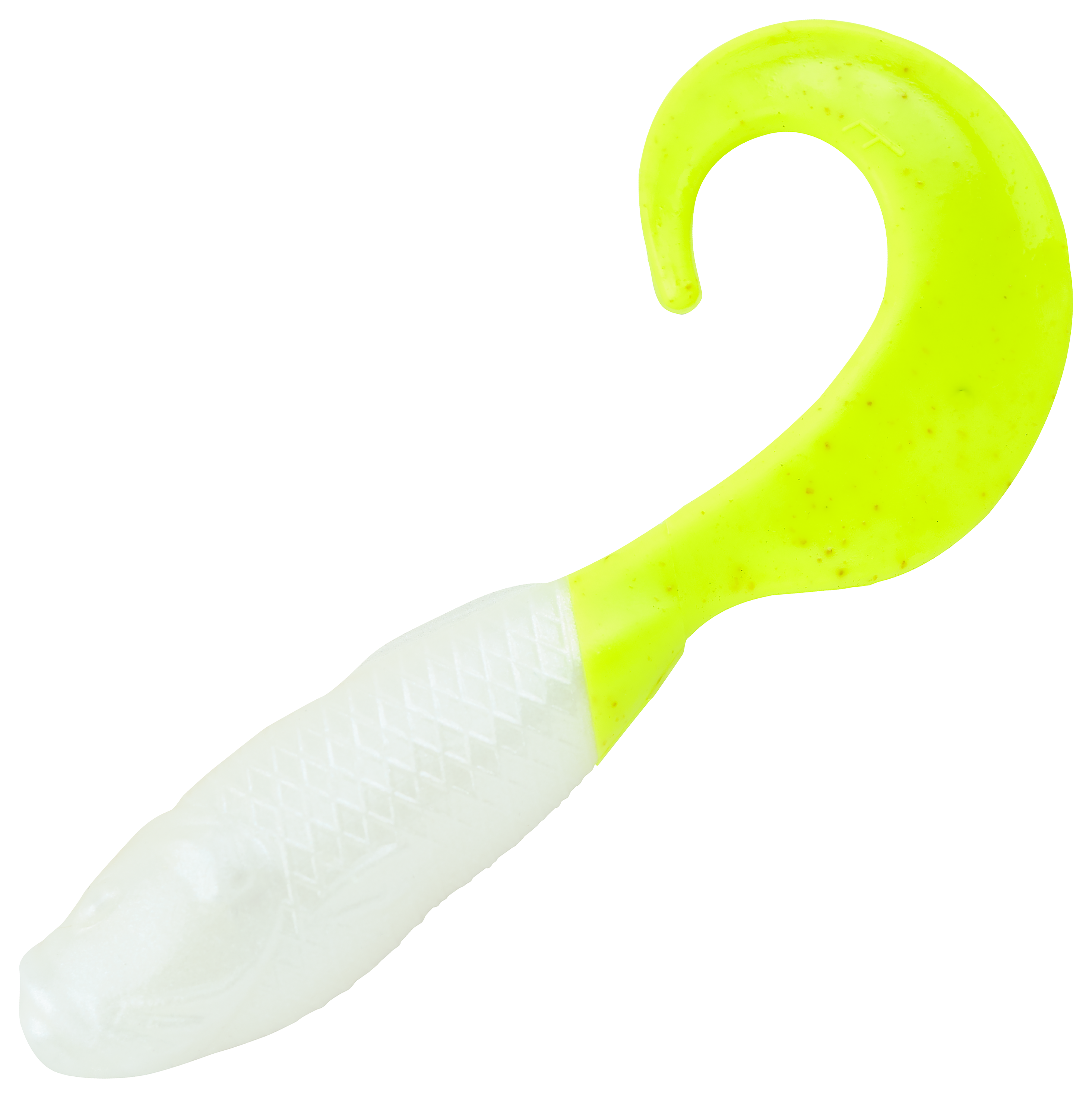 Image of Berkley Saltwater Gulp! Swimming Mullet - Pearl White/Chartreuse - 4″ - 10 Pack