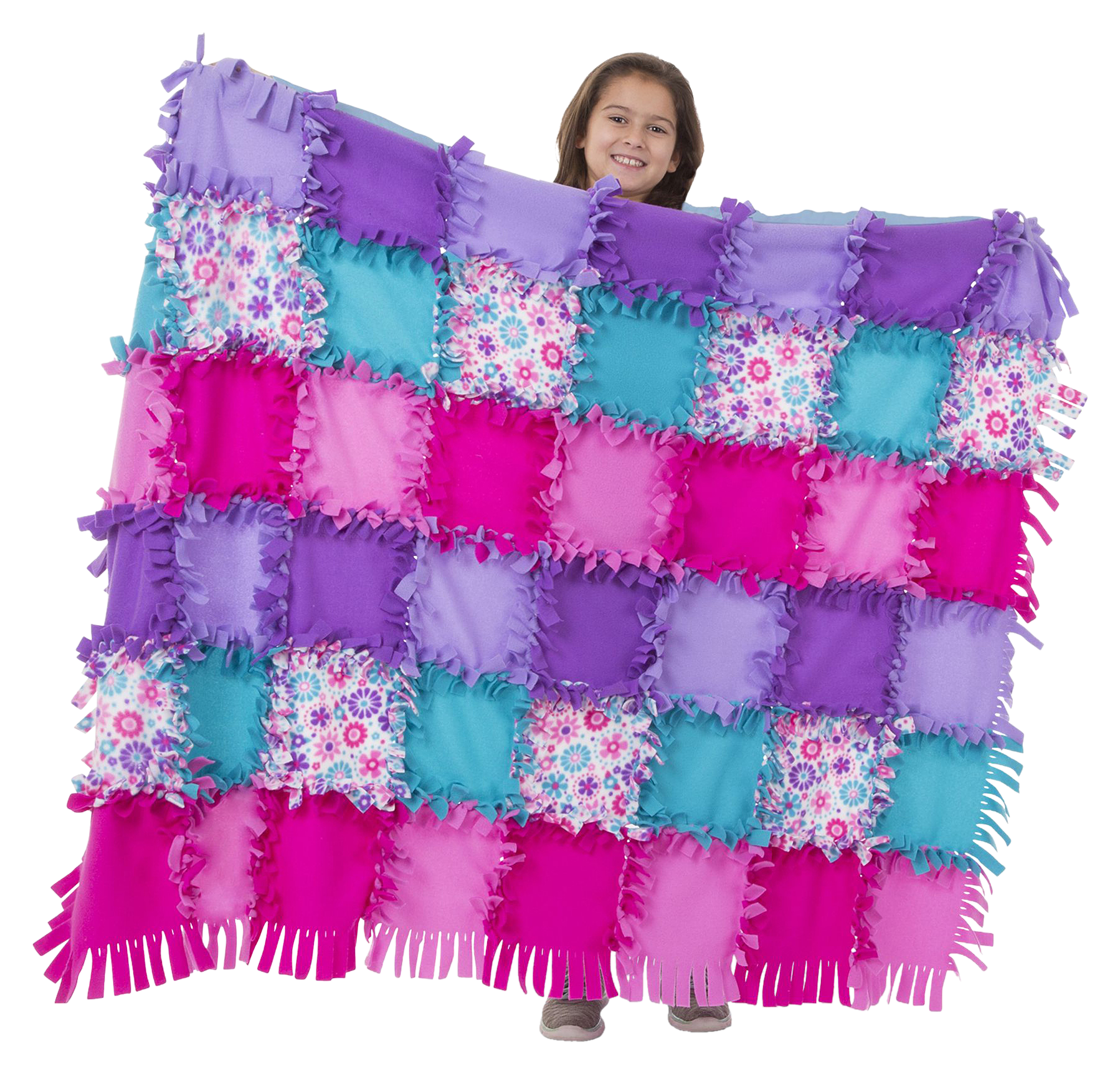 Image of Melissa &Doug Created by Me! Flower Fleece Quilt