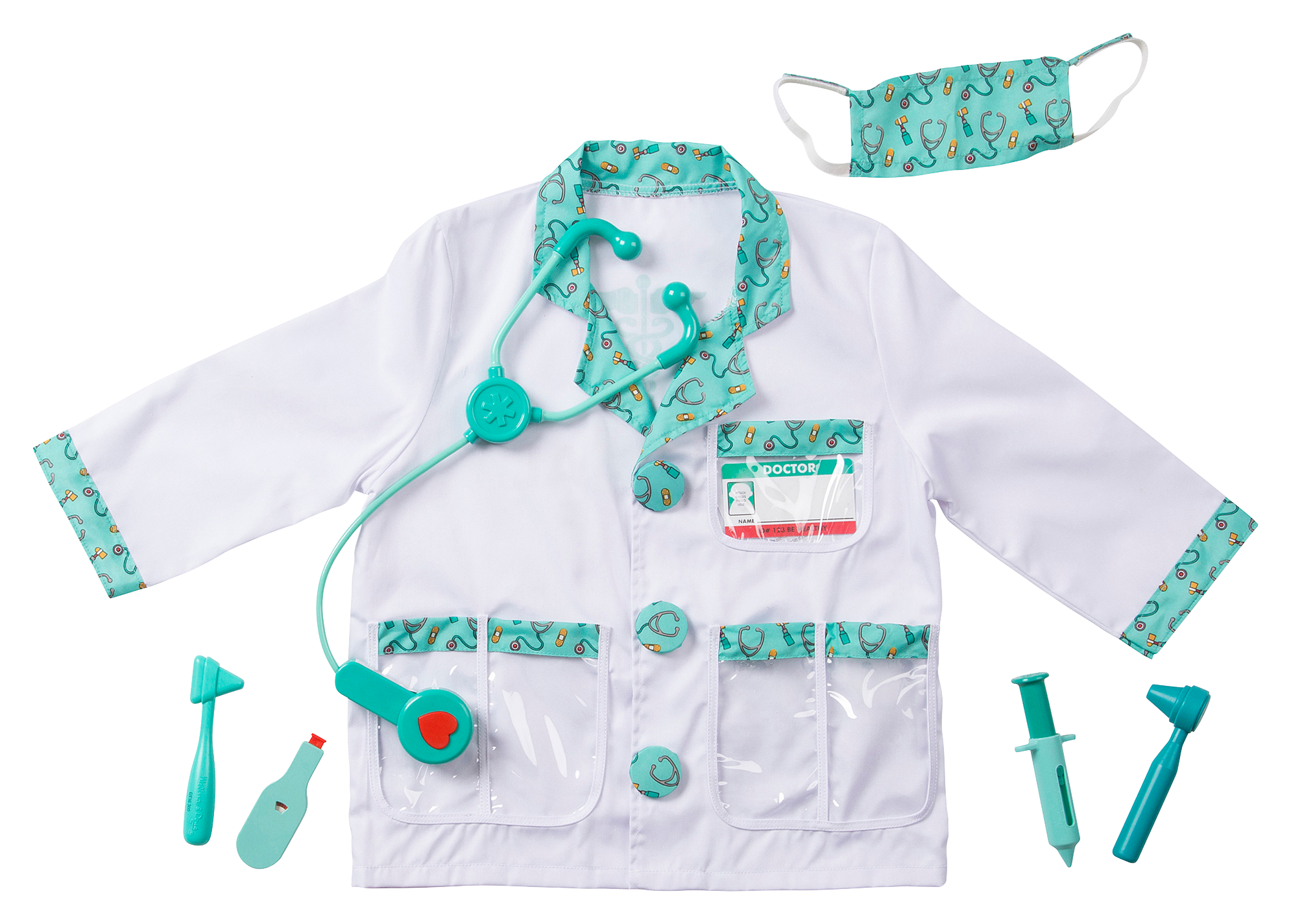 Image of Melissa &Doug Doctor Role Play Costume Set for Kids