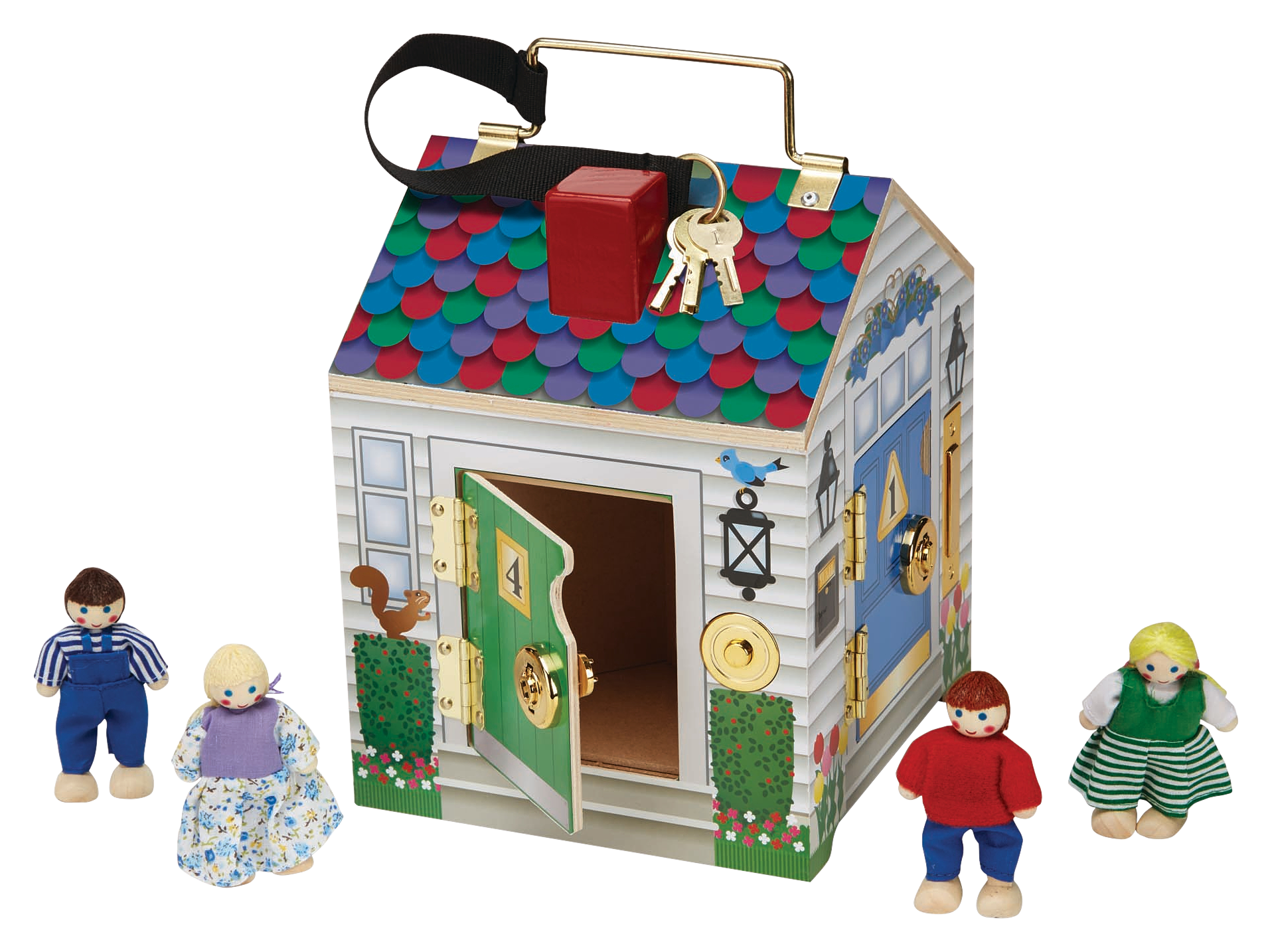 Melissa and Doug Wooden Doorbell House