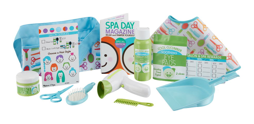Melissa &Doug Love Your Look Salon and Spa Play Set for Kids