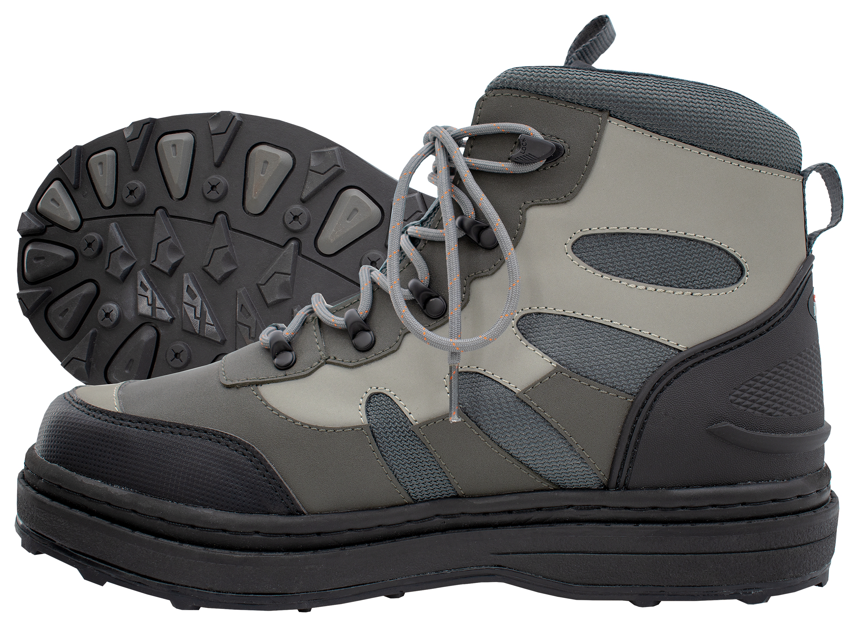 Image of frogg toggs Pilot Guide Lugged-Sole Wading Boots for Men - Khaki/Black - 7M