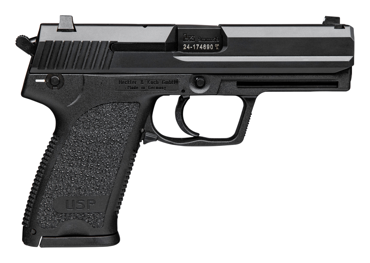 HK HK USP V1 DA/SA Semi Auto Pistol with Safety/Decocker - 9mm - 10 + 1 Round Capacity - $1099.00 at Cabela's Program