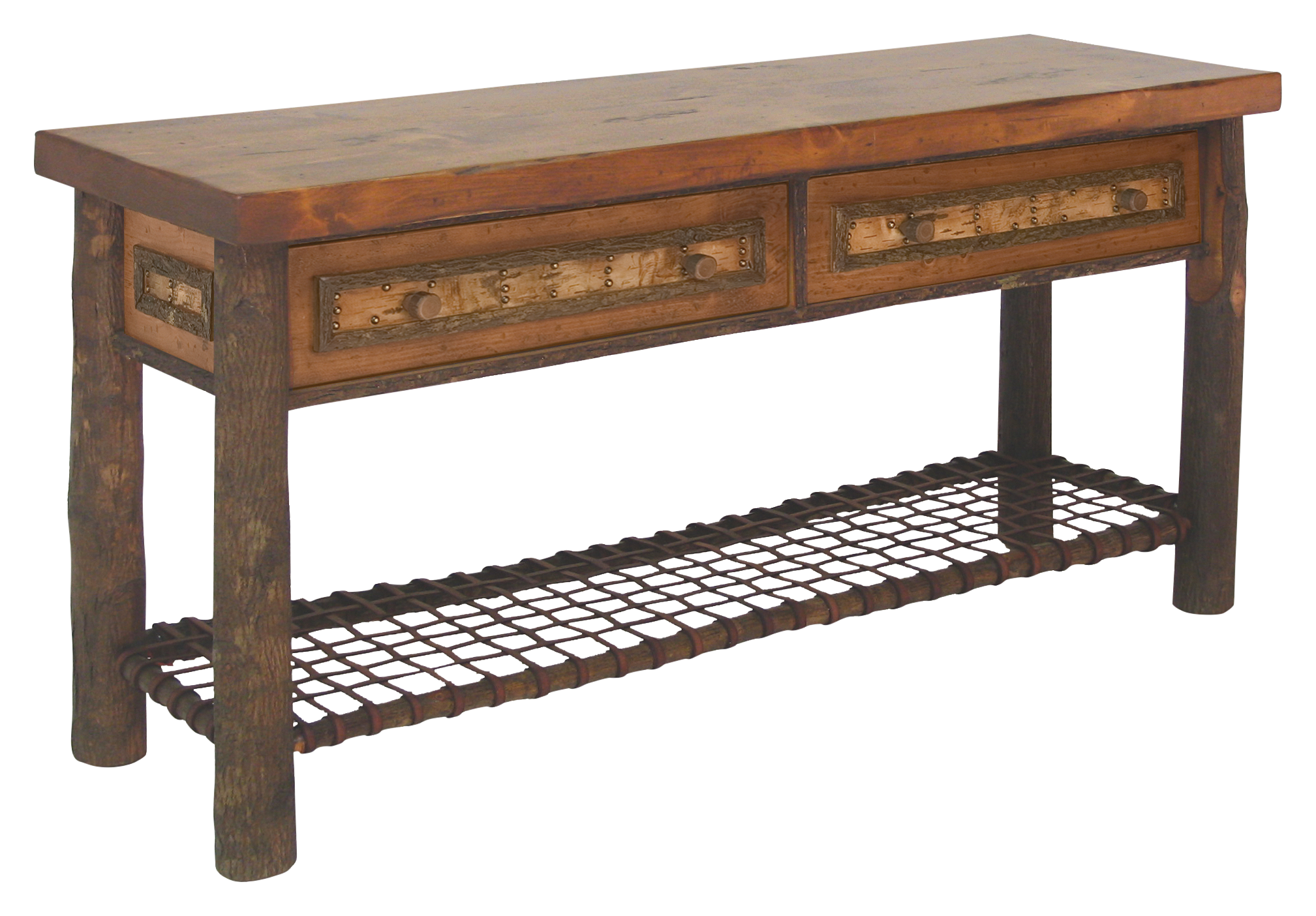 Old Hickory Furniture Woodland Living Room Furniture Collection Sofa Table