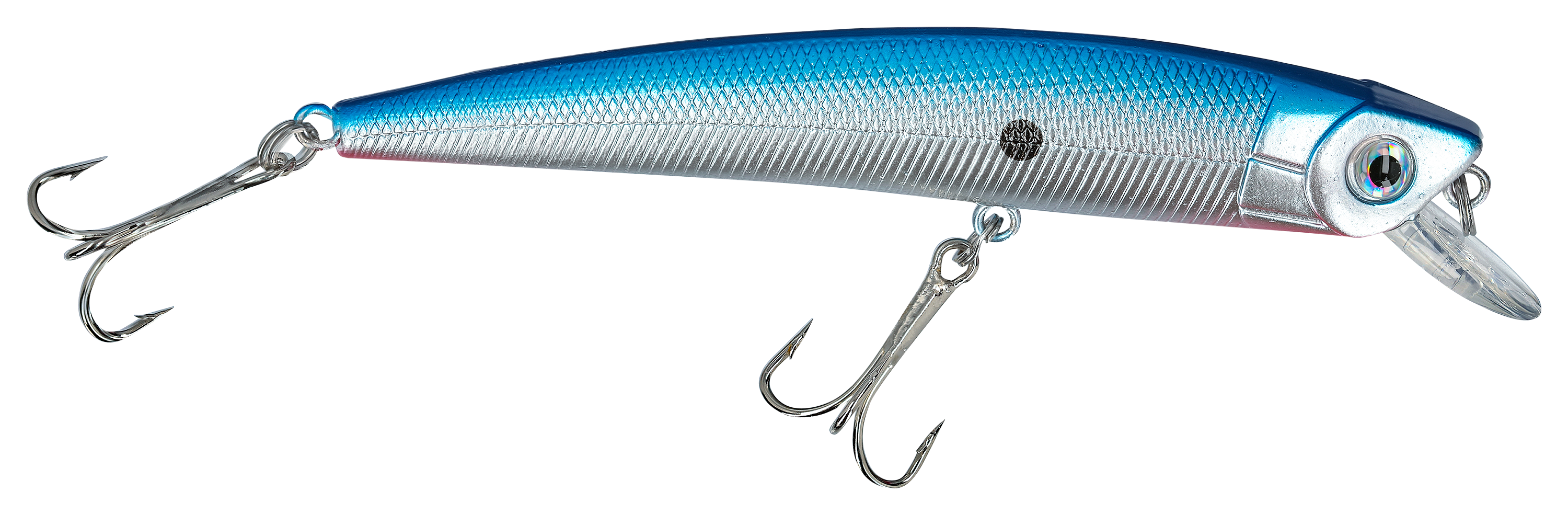 Image of Bass Pro Shops Tourney Special Minnow - 4-3/16″ - Chrome/Blue Back