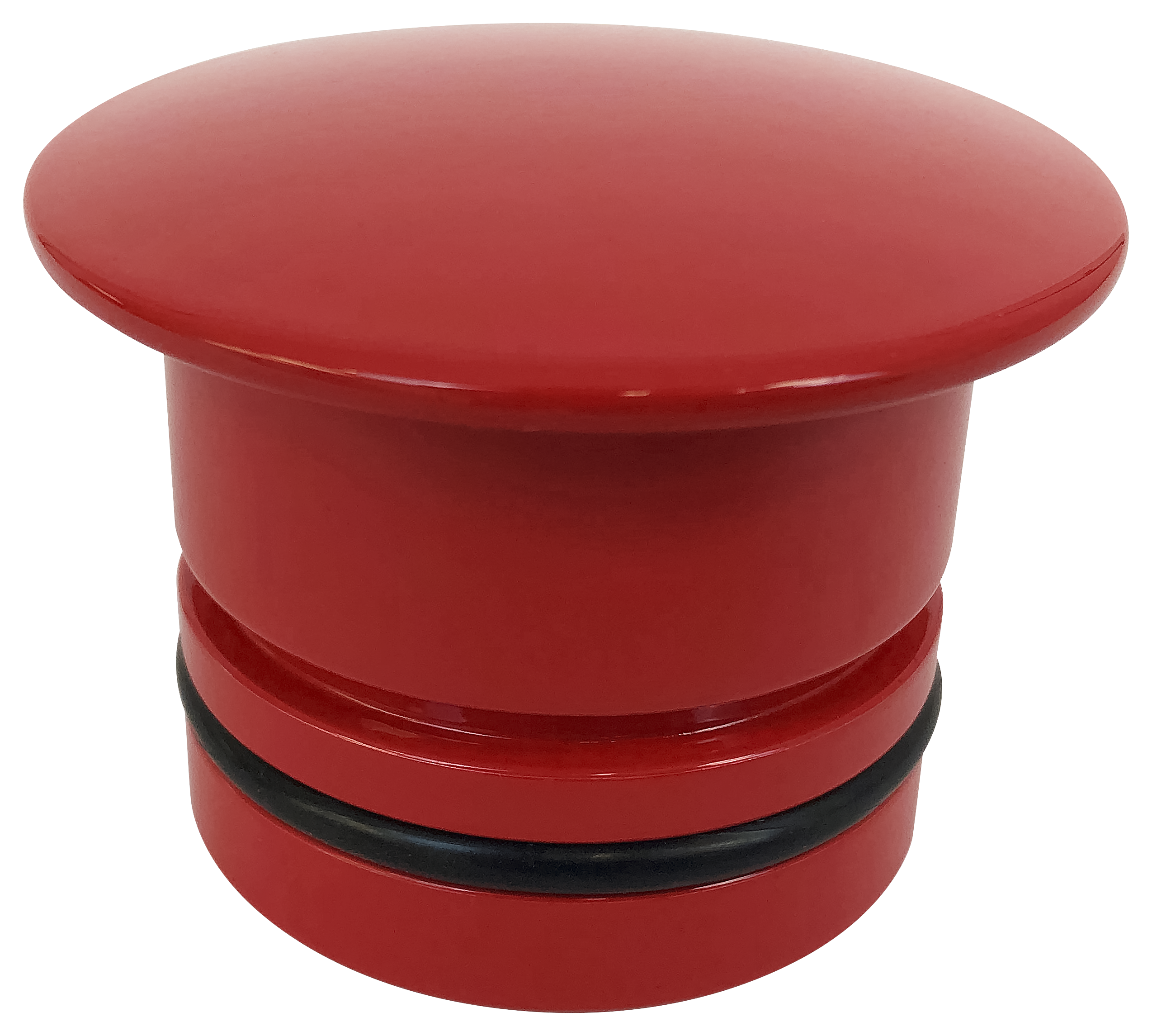 Image of Bob's Machine Pedestal Seat O-Ring Sealed Deck Plug - Red - 1.77'