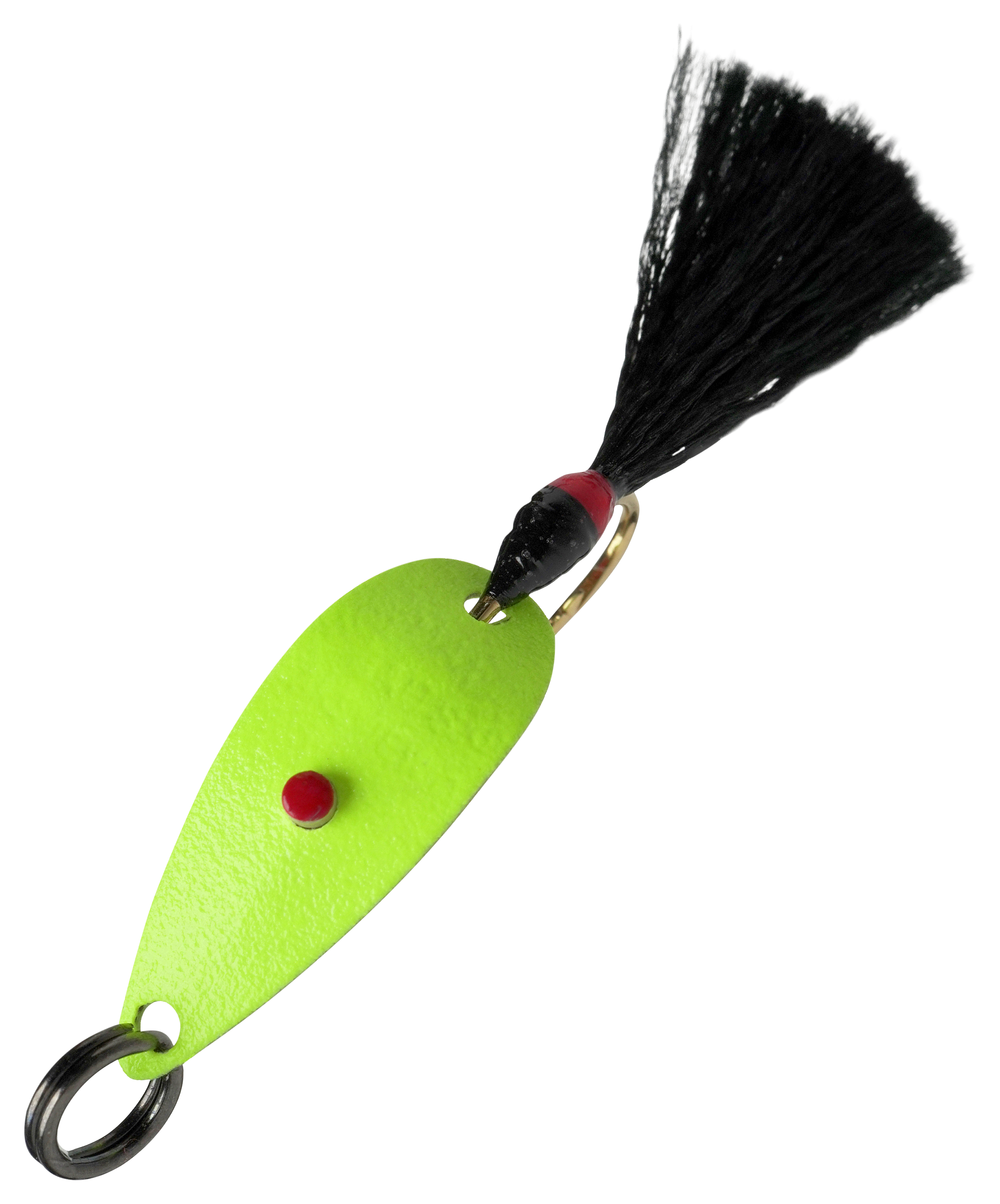 Hofmanns Lures Frizzs Flyrod Spoon - 3/32 oz. - Chartreuse/Black