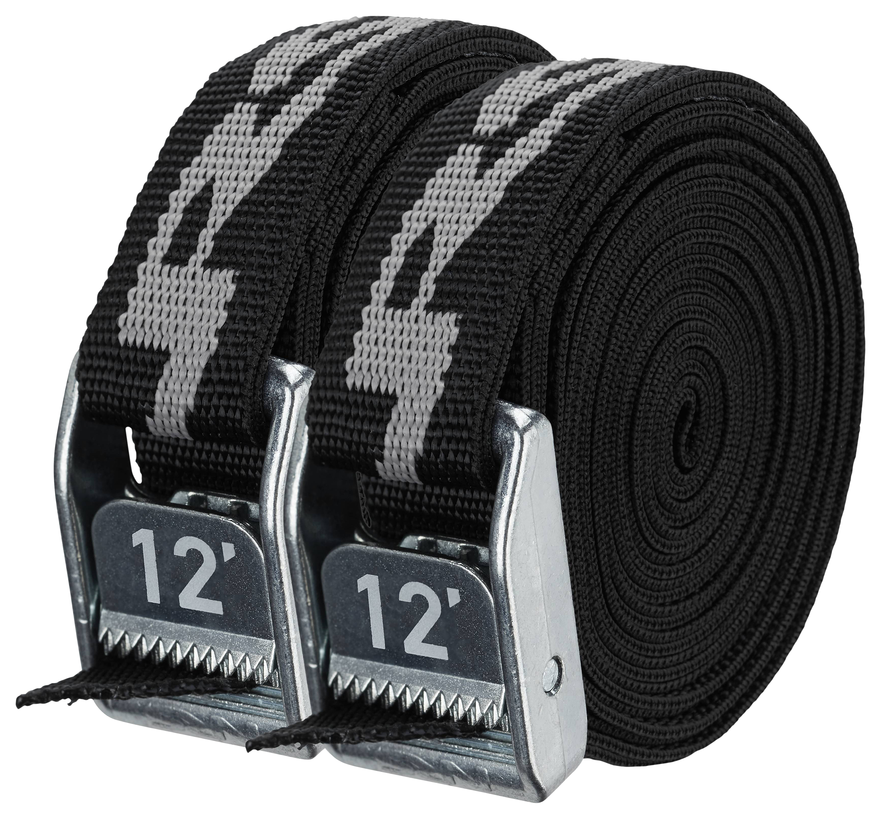 Image of NRS 1″ HD Tie-Down Straps - Stealth Black - 12'