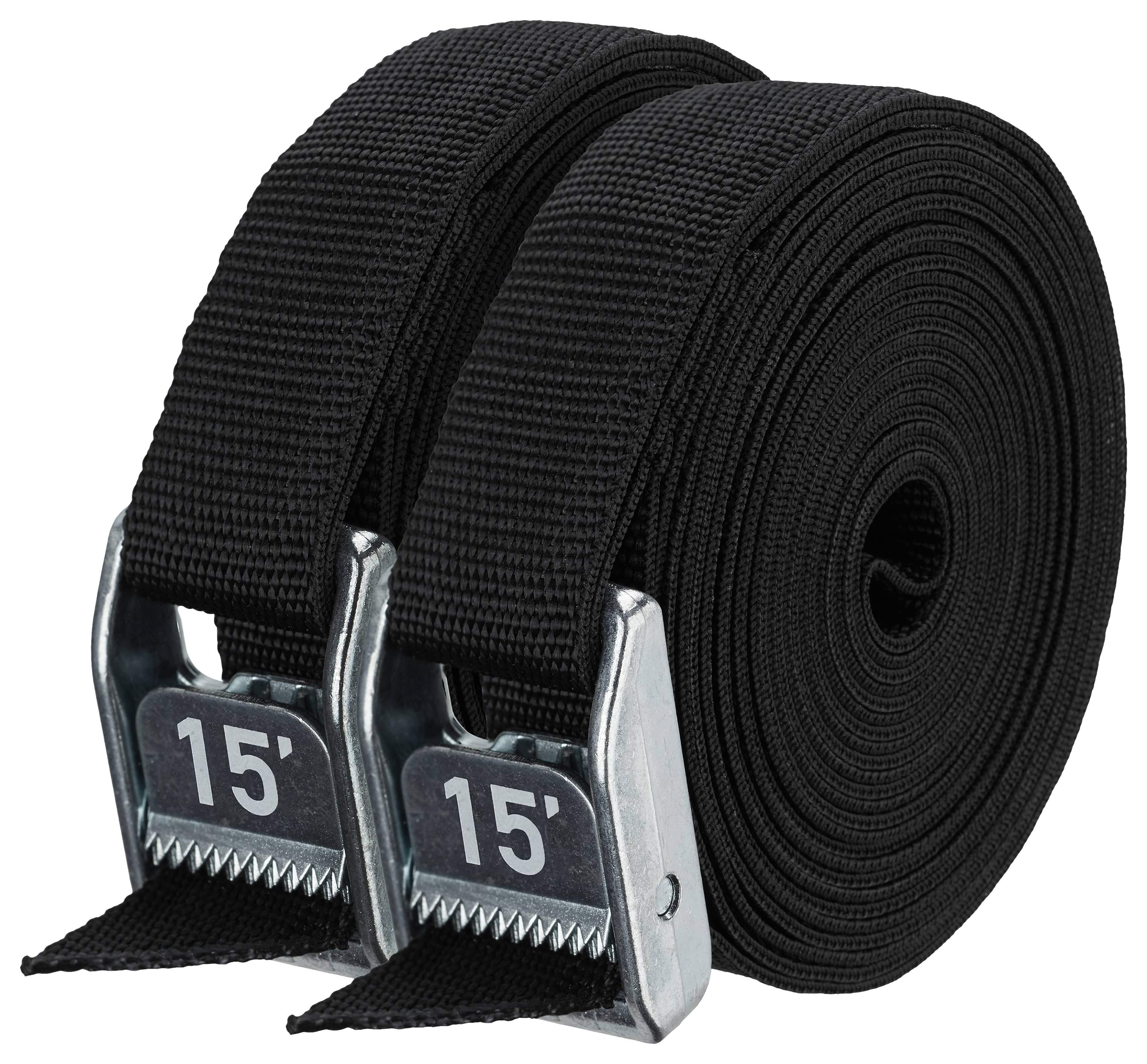 Image of NRS 1″ HD Tie-Down Straps - Stealth Black - 15'