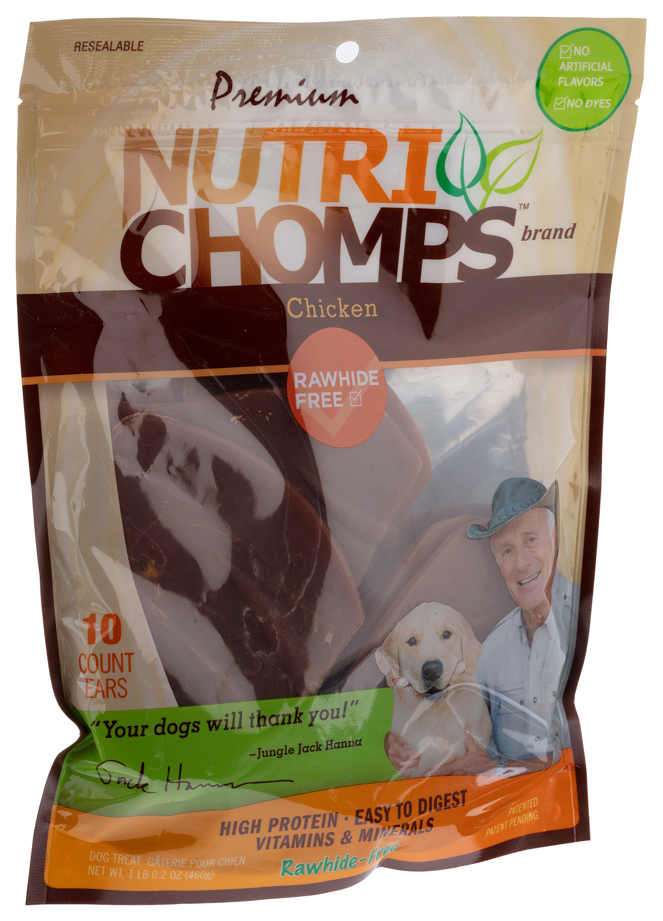 Scott Pet Products Nutri Chomps Ears Dog Treats Pack