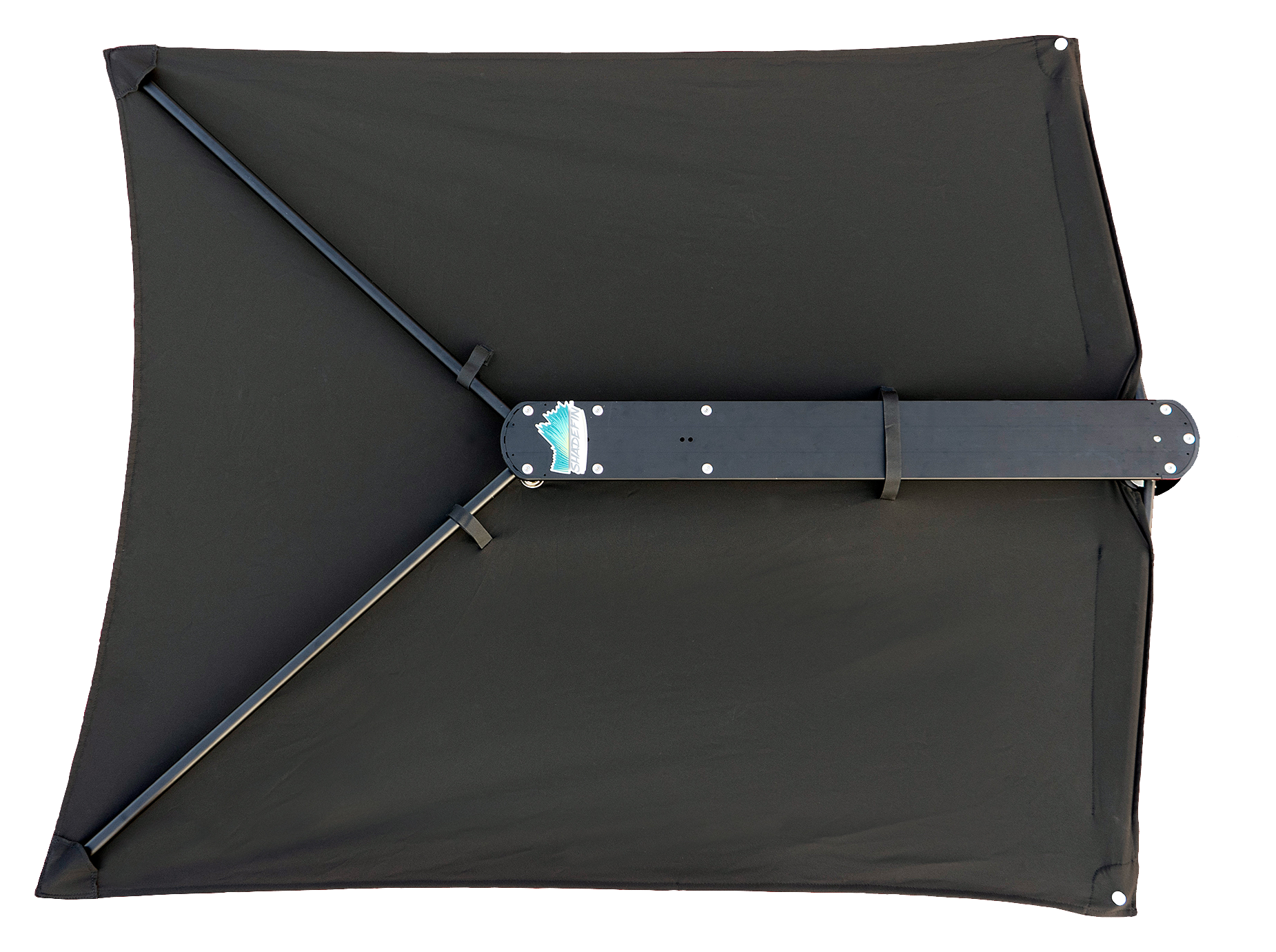 TACO Marine Shadefin Canvas and Shade Boat Shade - Black