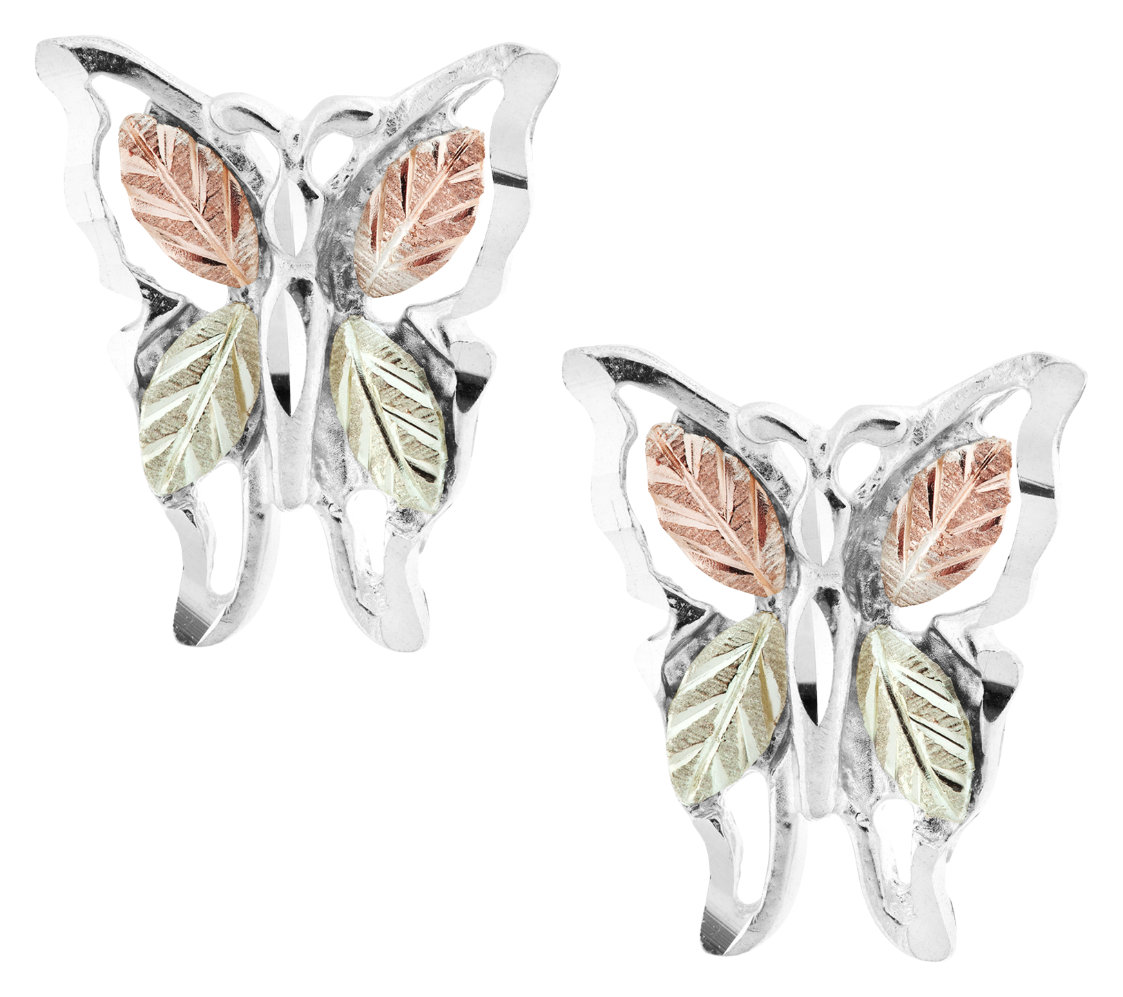 Black Hills Gold Sterling Silver Black Hills Earrings