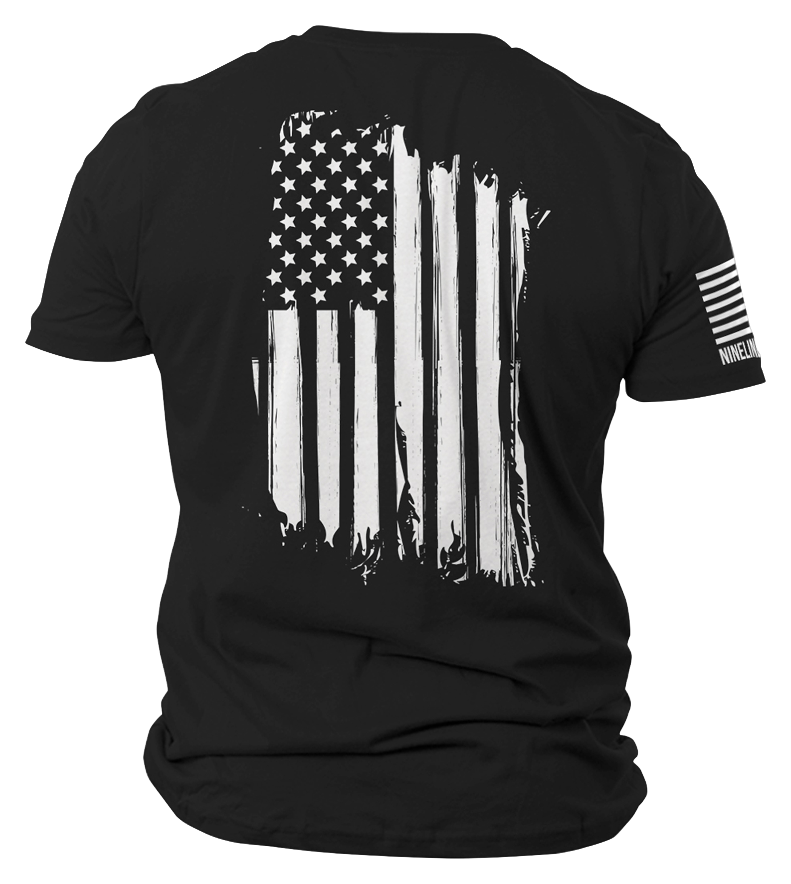 Nine Line Apparel America Short-Sleeve T-Shirt for Men - Black - 2XL