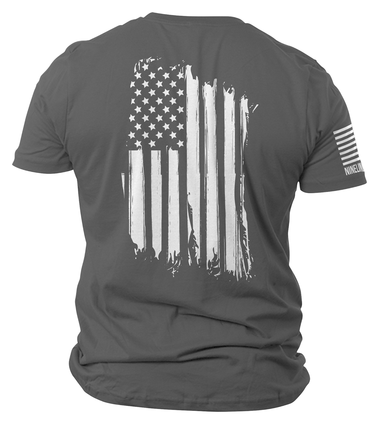 Nine Line Apparel America Short-Sleeve T-Shirt for Men - Heavy Metal - S