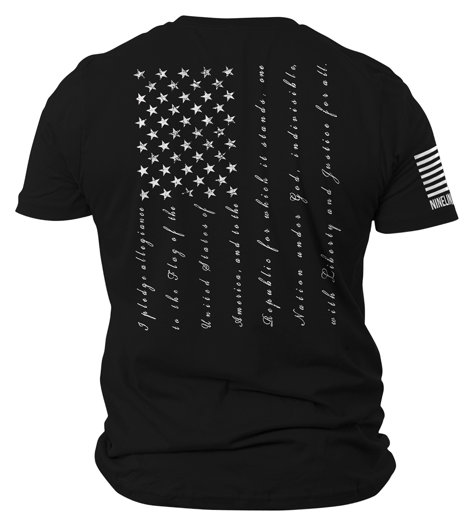 Nine Line Apparel Pledge Short-Sleeve T-Shirt for Men - Black - M