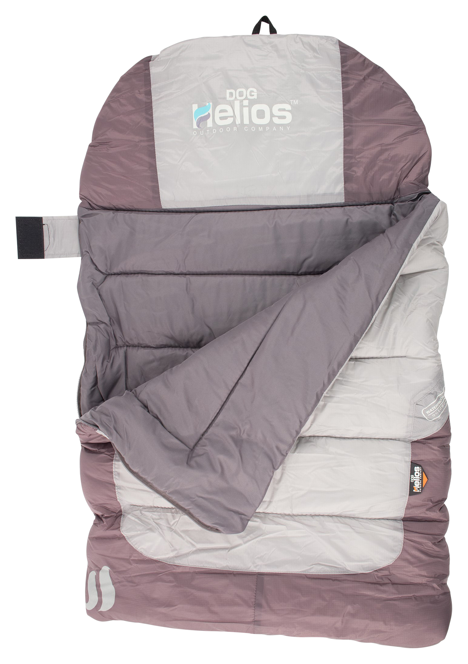 Dog Helios Trail-Barker Travel Dog Bed - Light Grey/Dark Grey - Dog Helios