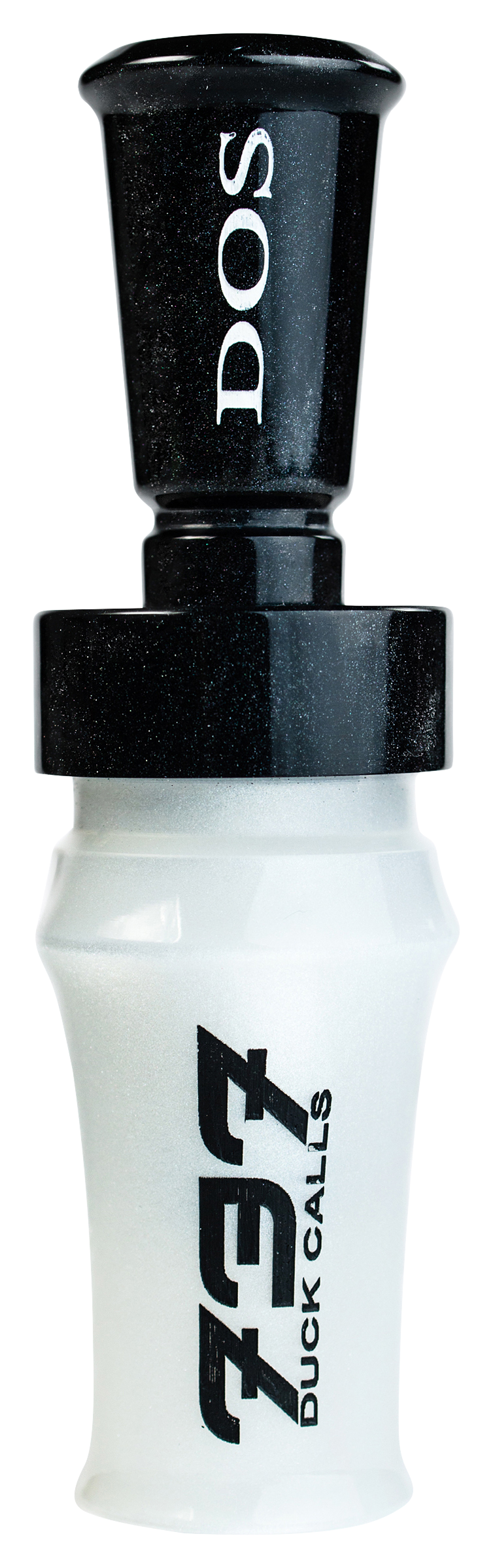 737 Duck Calls Dos Pure Hunter Acrylic Duck Call - White/Black/Black - 737