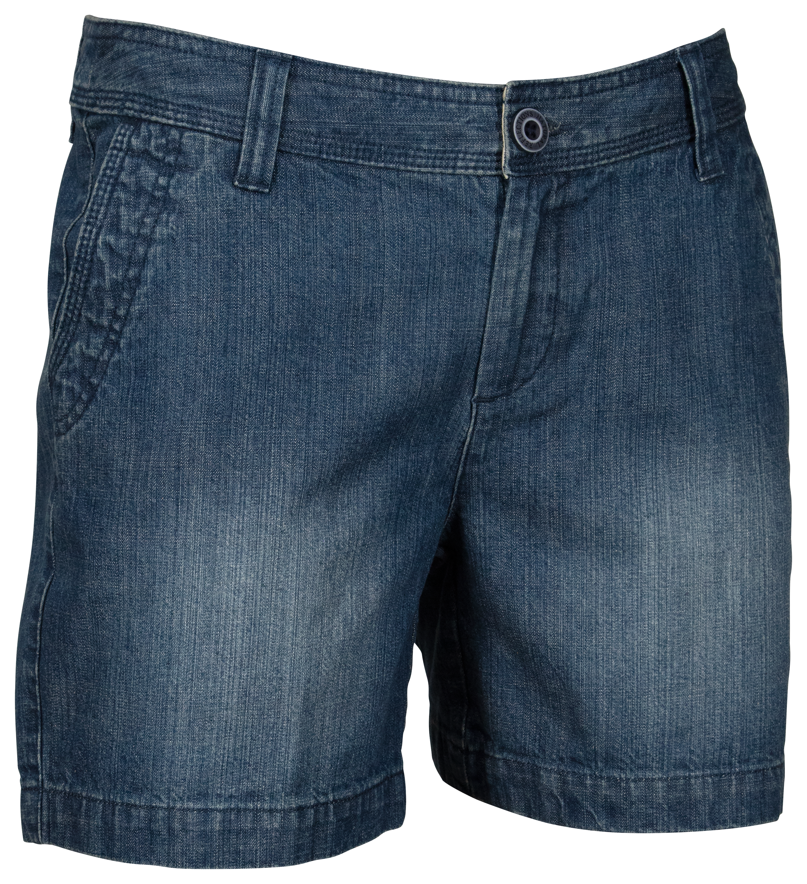 Natural Reflections Spring Valley Denim Shorts for Ladies - Dark Wash - 8