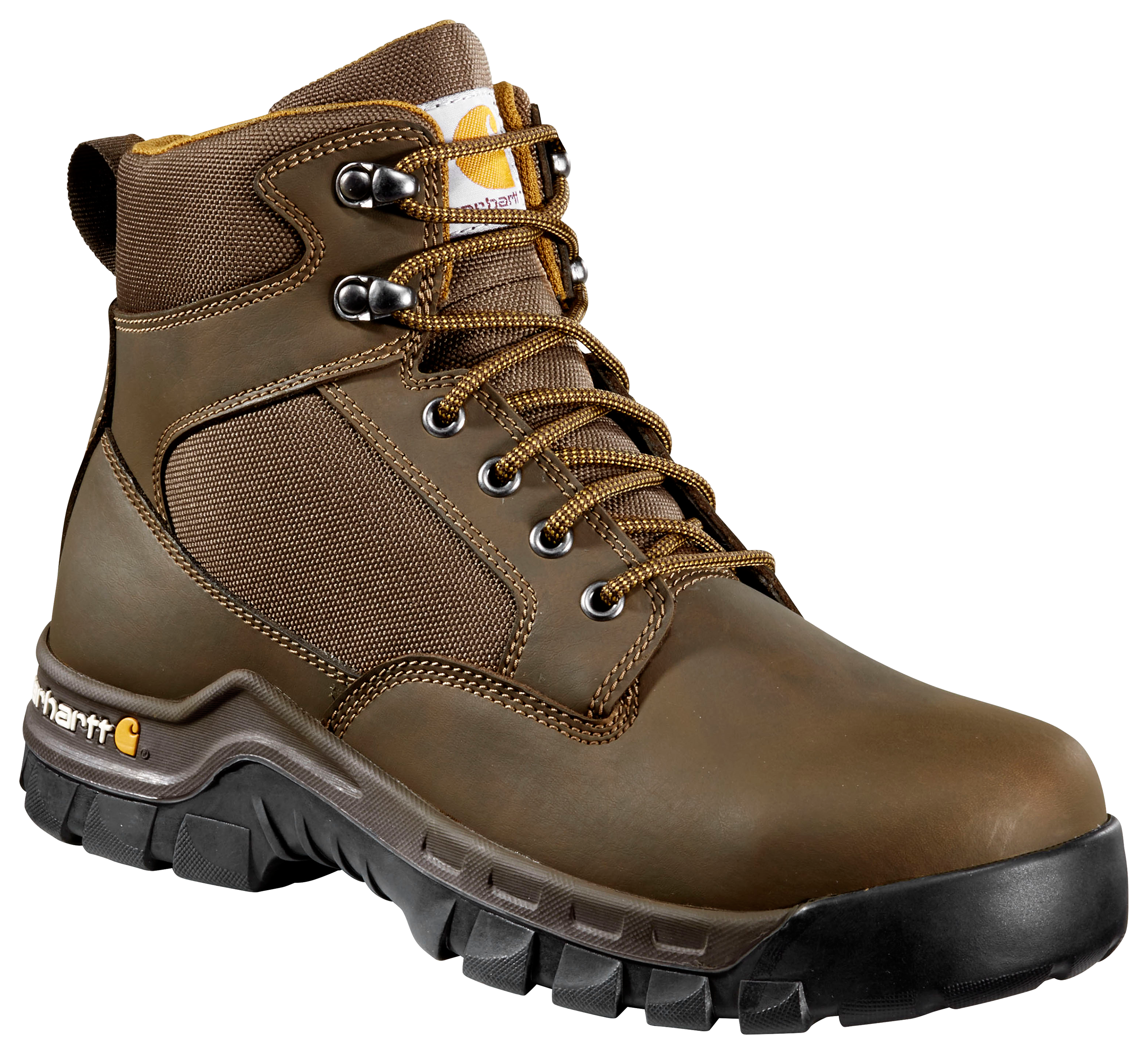 Carhartt Rugged Flex Steel Toe Work Boots for Men - Brown - 9M