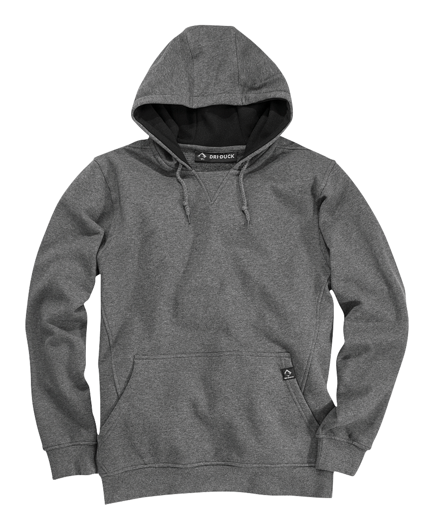Dri-Duck Woodland Long-Sleeve Hoodie for Men - Dark Oxford - XL