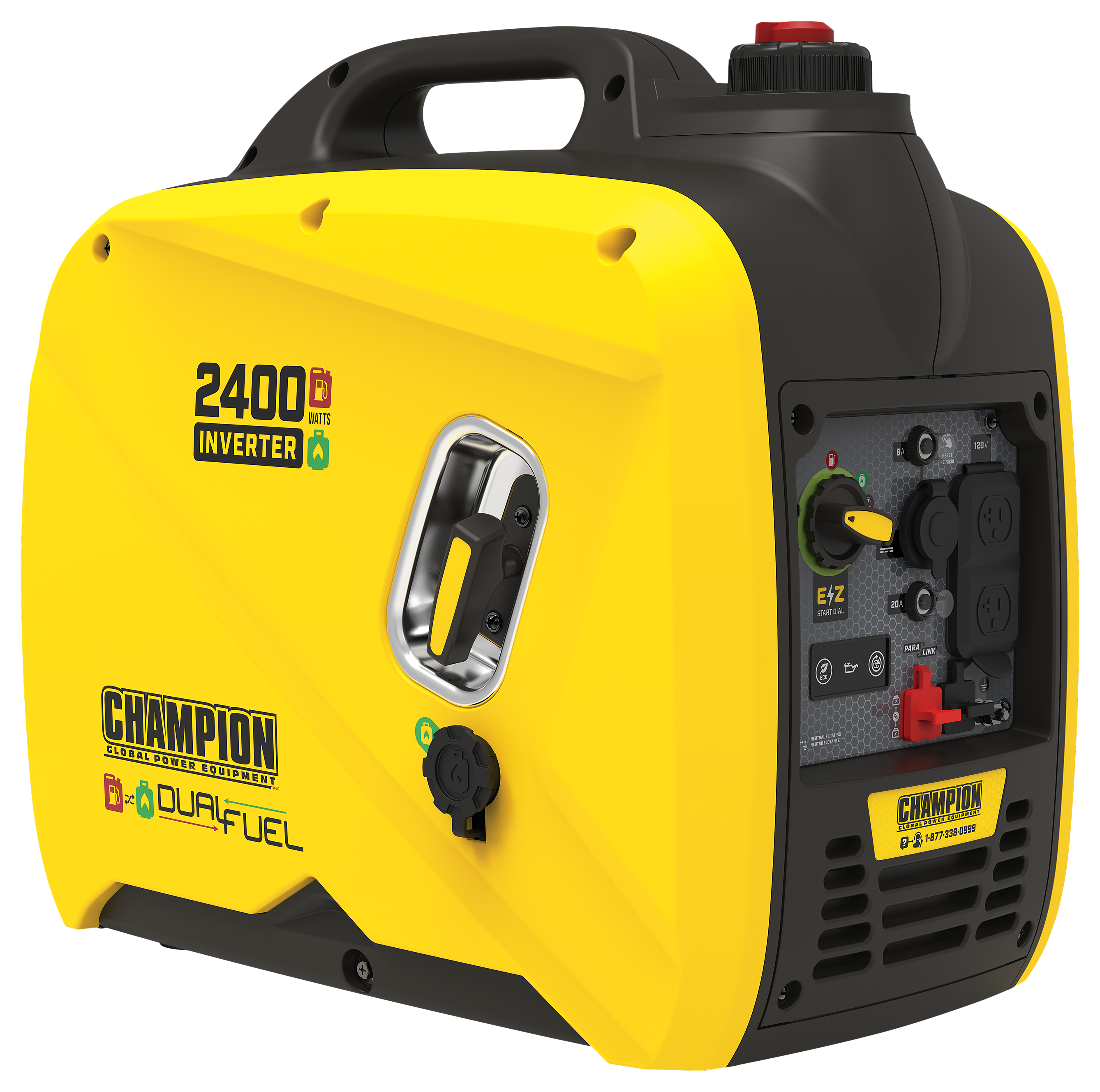 Champion Power Equipment 2,400W/1,800W Ultralight Portable Dual-Fuel Invert