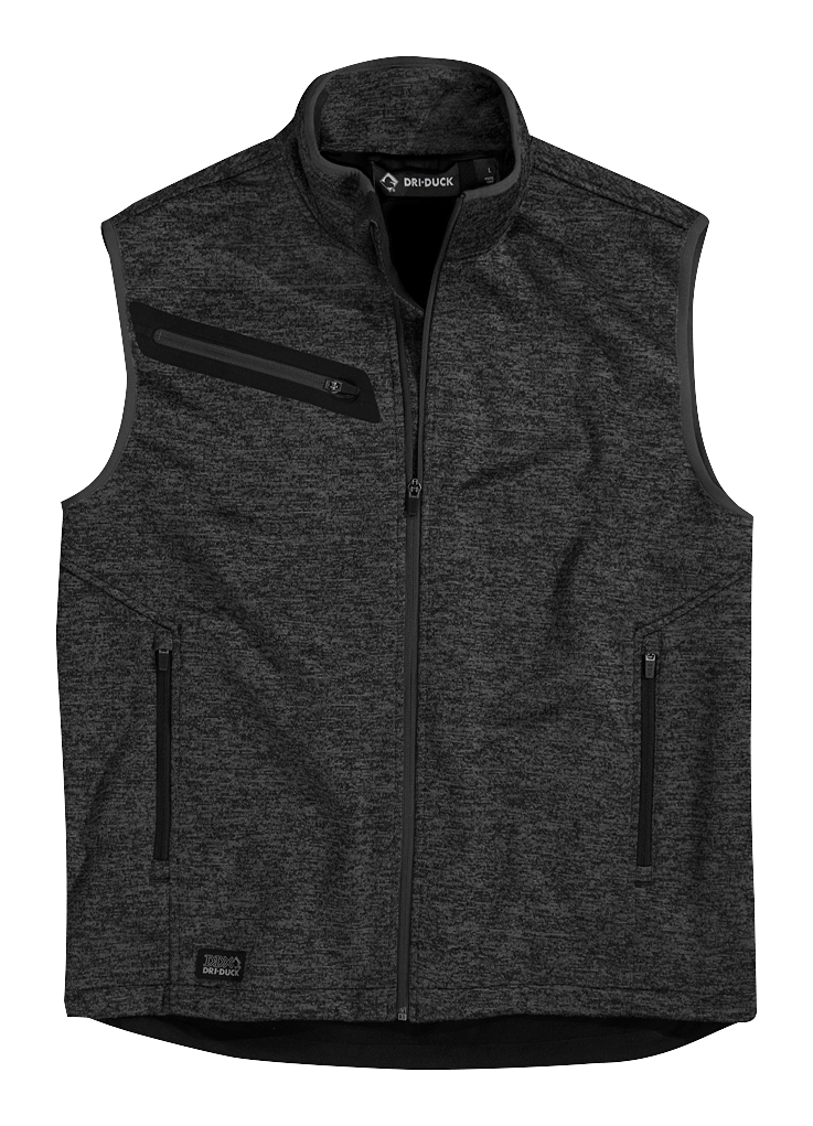 Dri-Duck Compas Vest Jacket for Men - Charcoal - 2XL