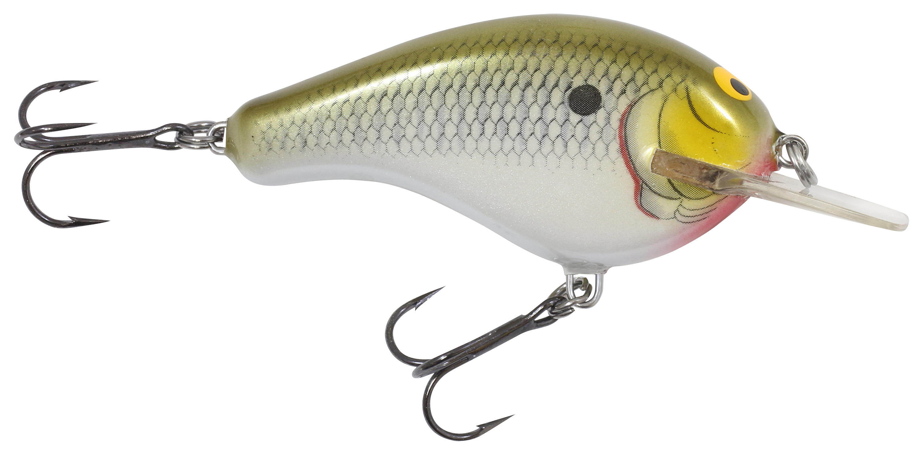 Bagley Flat Balsa B2 Squarebill Crankbait - Olive Shad