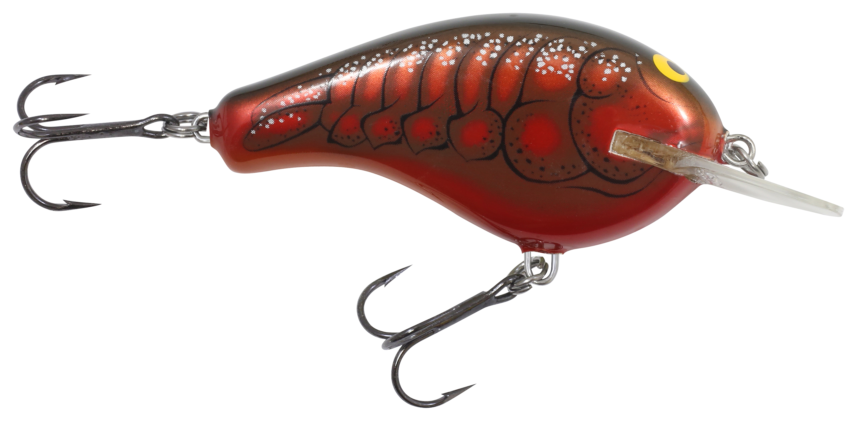 Bagley Flat Balsa B2 Squarebill Crankbait - Red Crawdad