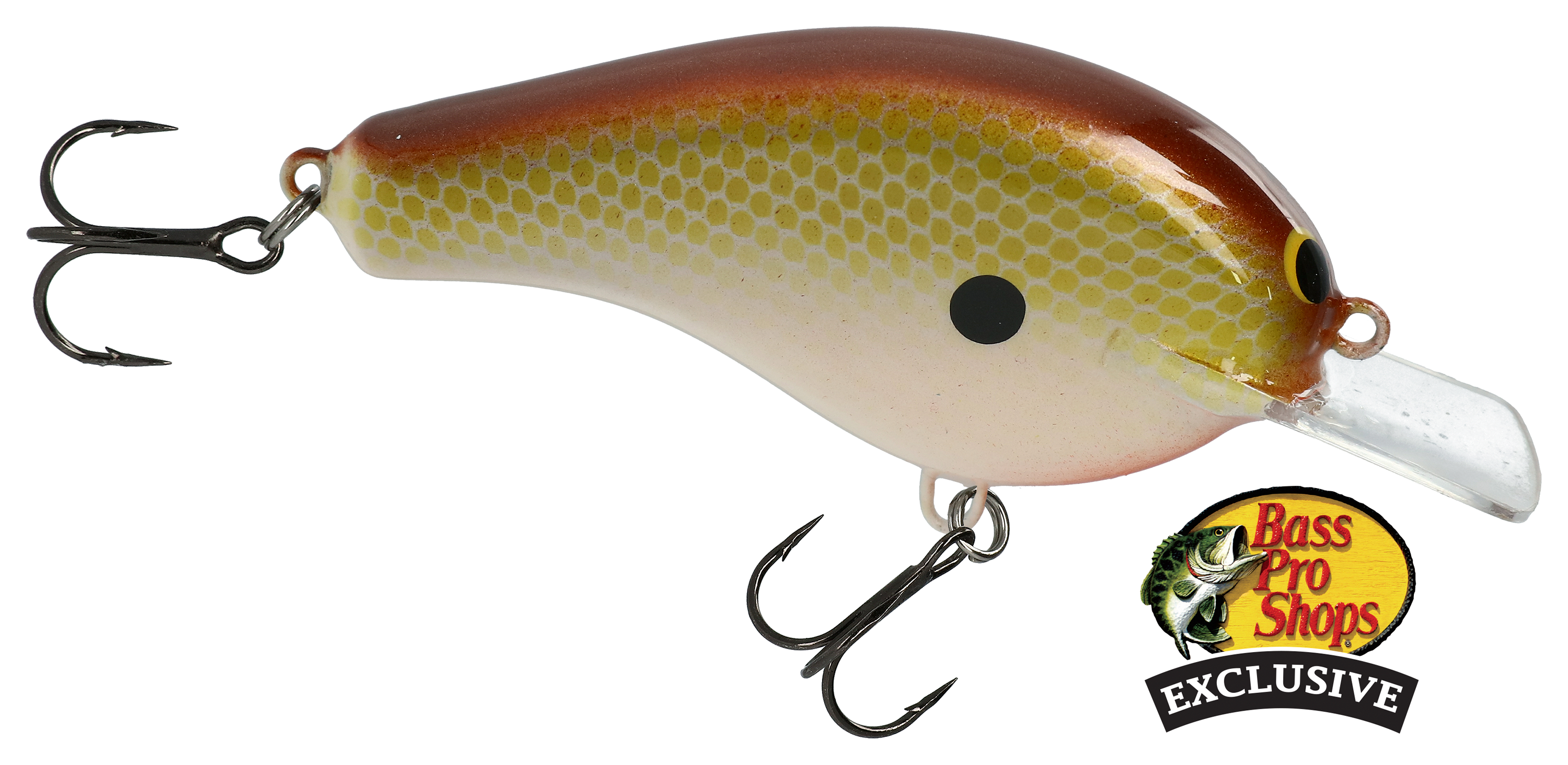 Bagley Flat Balsa B2 Squarebill Crankbait - Faded Schoolbus