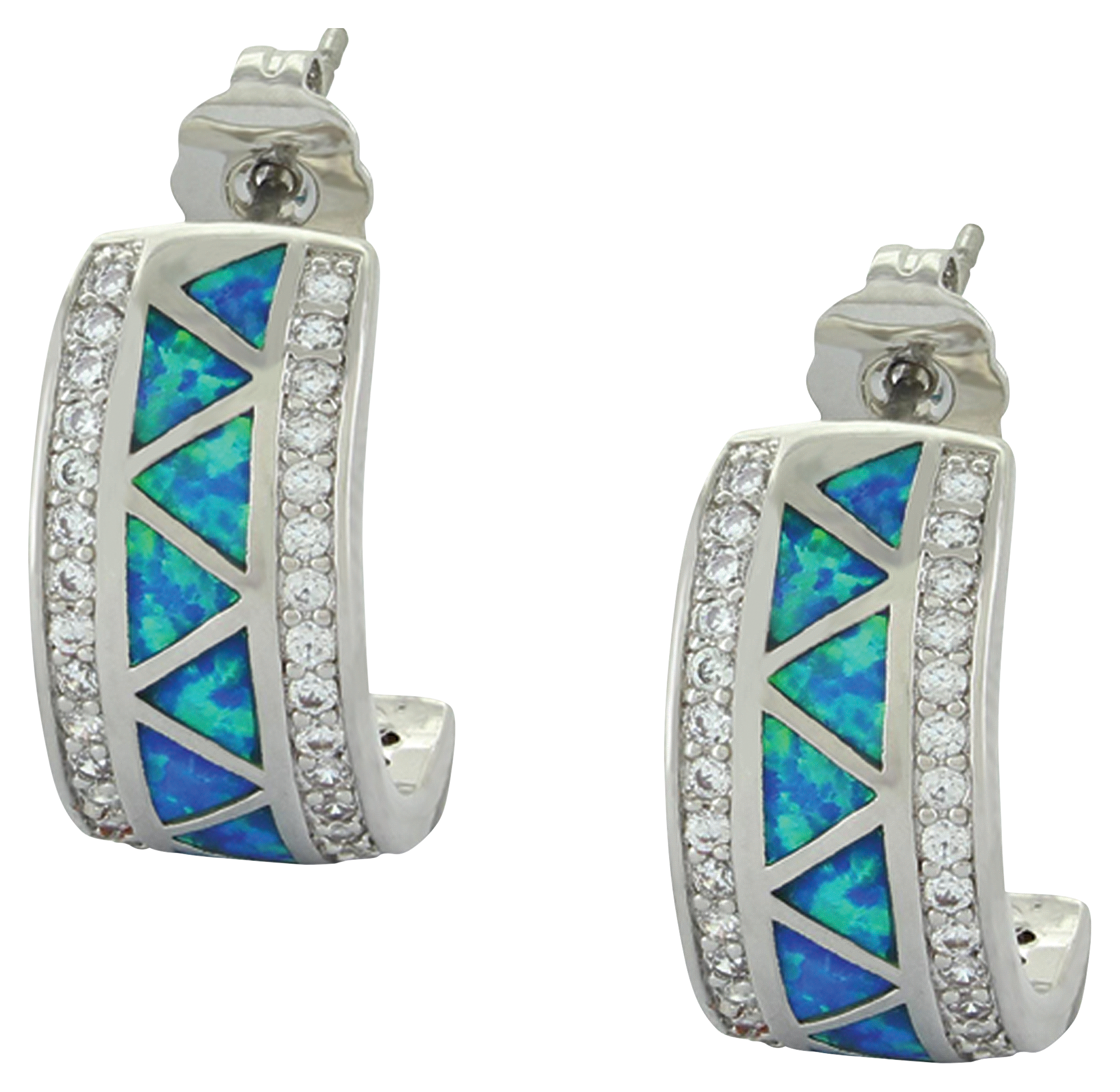 Montana Silversmiths River Lights Walking Along the Waters Path Cuff Earri