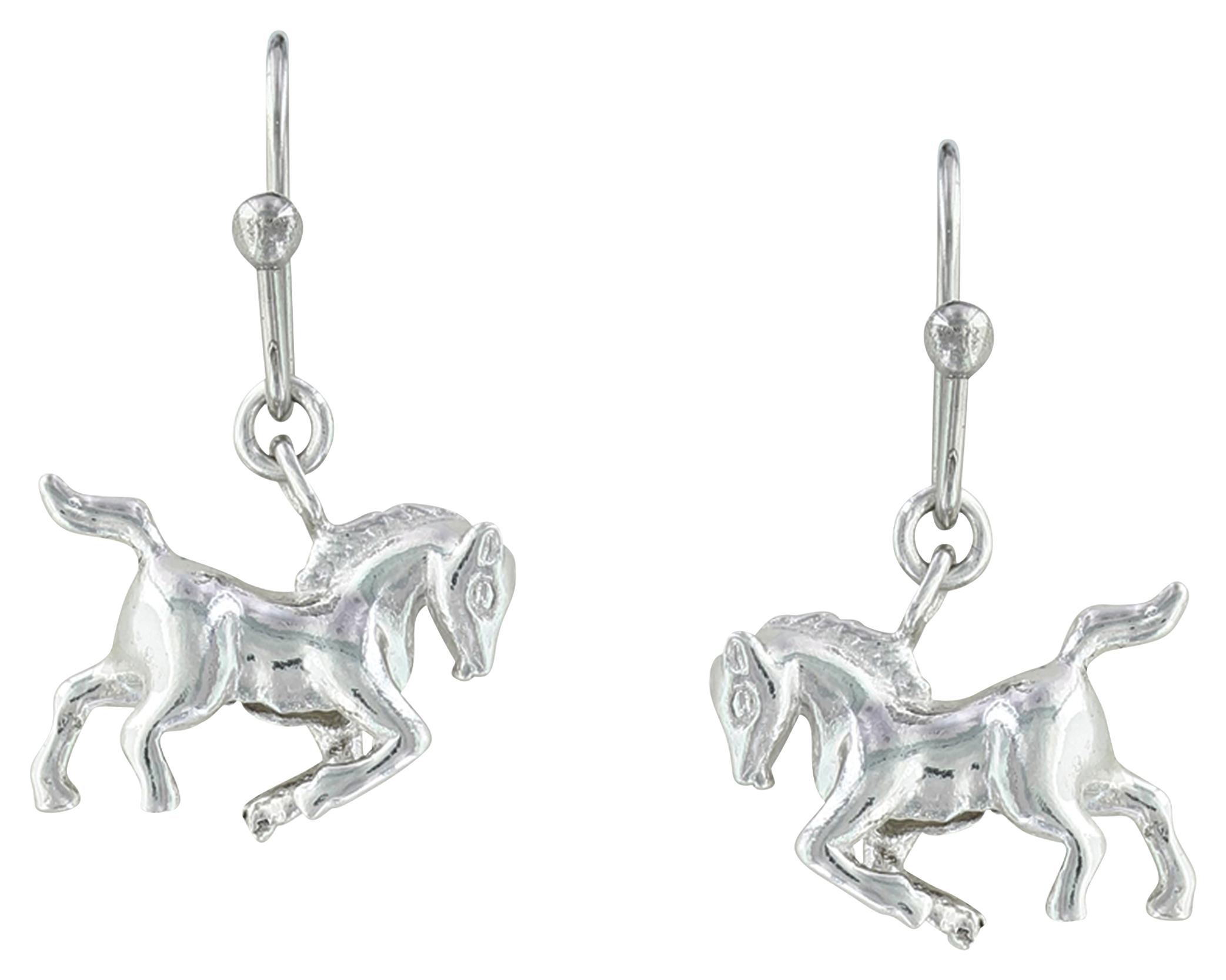 Montana Silversmiths Prancing Horse Earrings