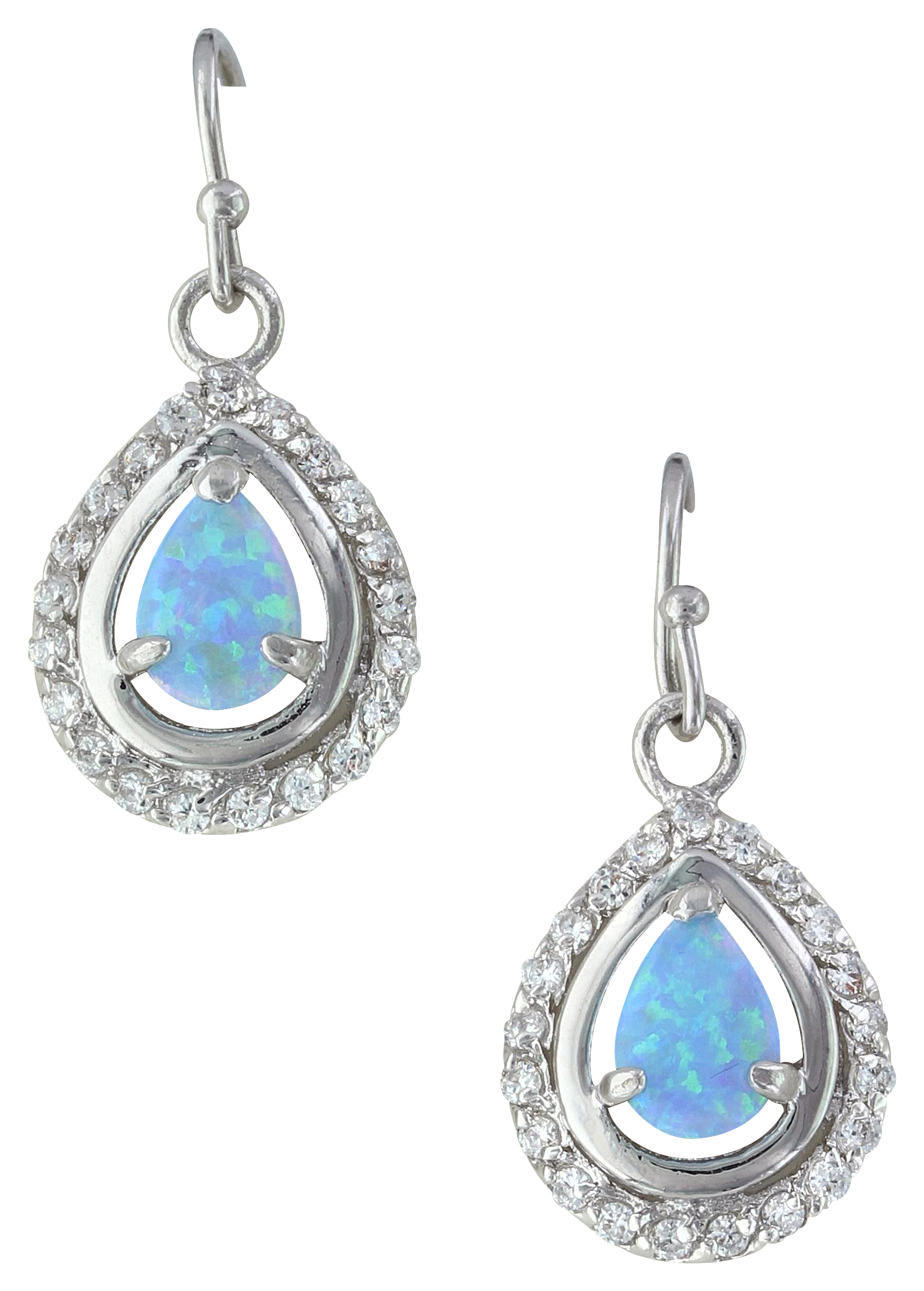 Montana Silversmiths River Lights on Ice Teardrop Earrings