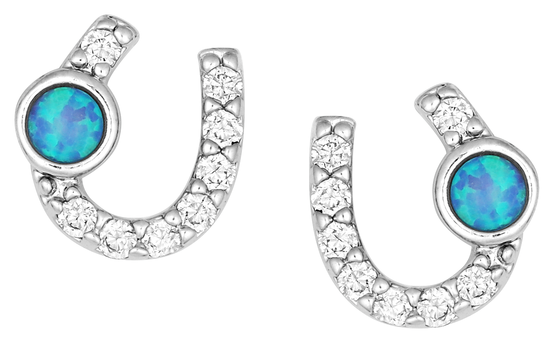 Montana Silversmiths Lightfoot Horseshoe Earrings