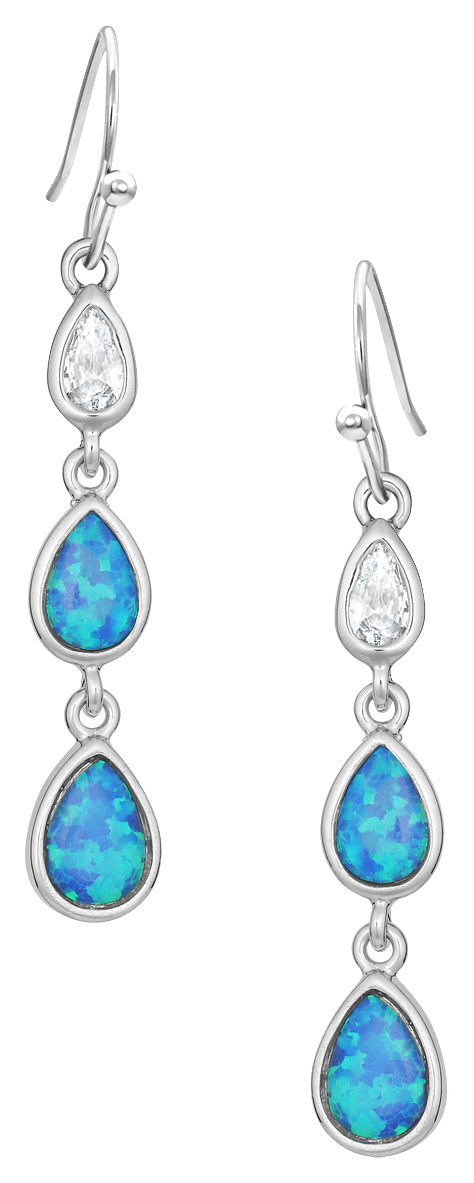 Montana Silversmiths River of Lights Falling into Water Earrings