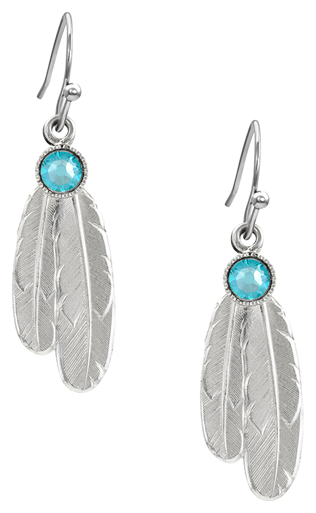 Montana Silversmiths Gift of Freedom Feather Earrings