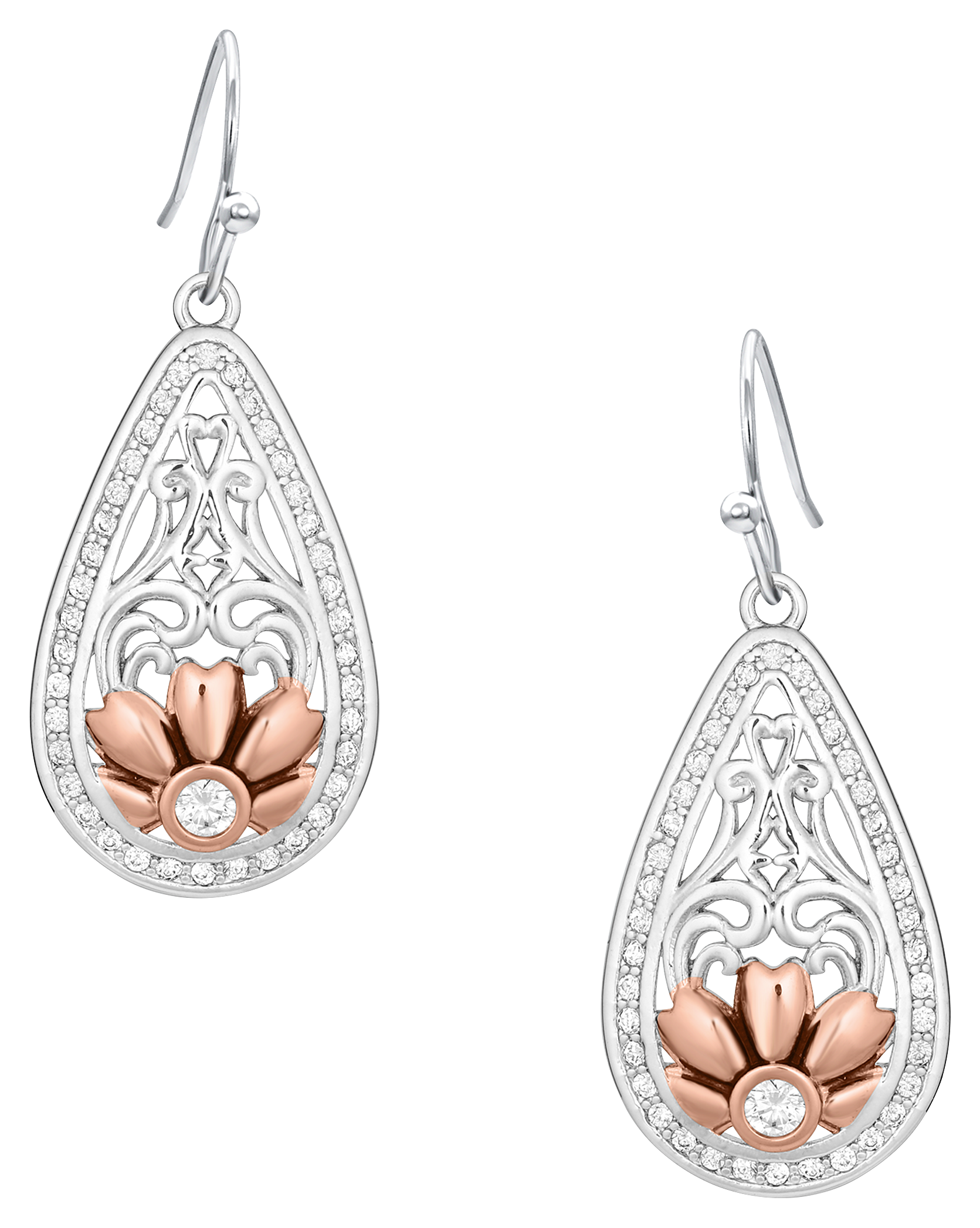 Montana Silversmiths Gates of the Mountains Wildflowers Earrings