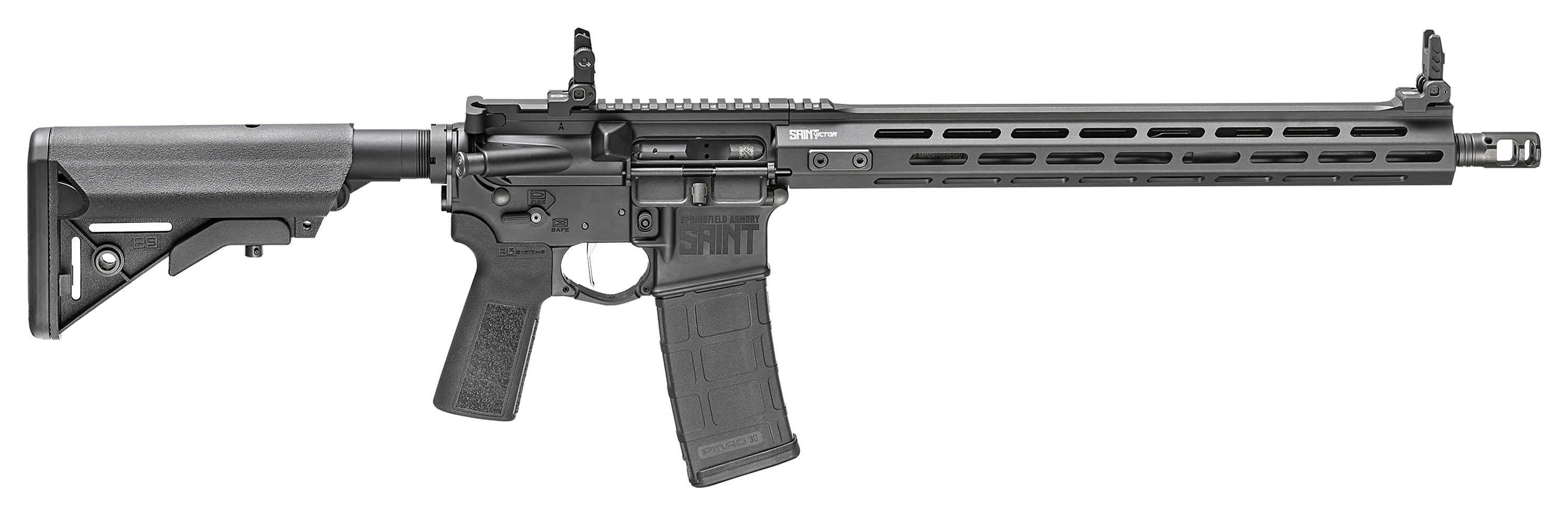 Springfield Armory Springfield Armory Saint Victor AR-15 Semi-Auto Rifle with B5 Stock - .223 Remington/5.56 NATO - Type III Hardcoat Anodized - $1099.99 at Cabela's Program