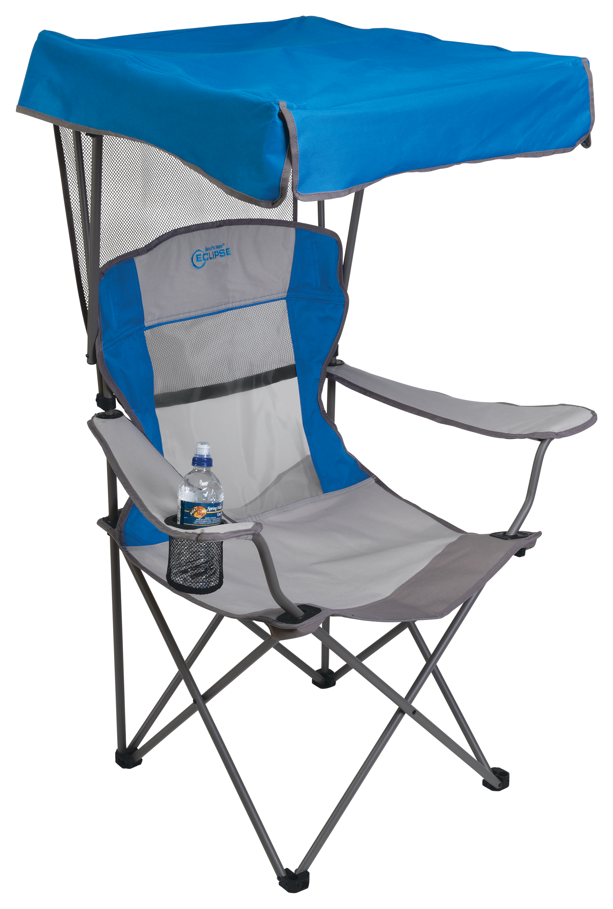 Bass Pro Shops Eclipse Mesh-Back Canopy Chair - Cloisonne Blue