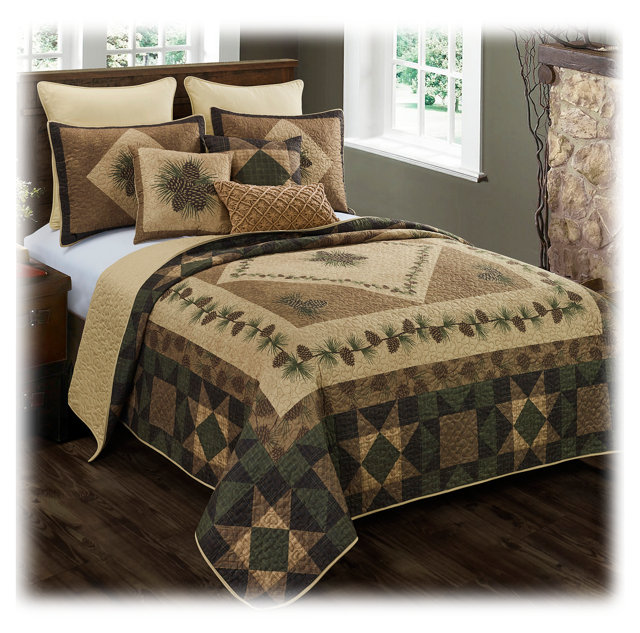 Donna Sharp Antique Pine Bedding Collection Quilt - Full/Queen