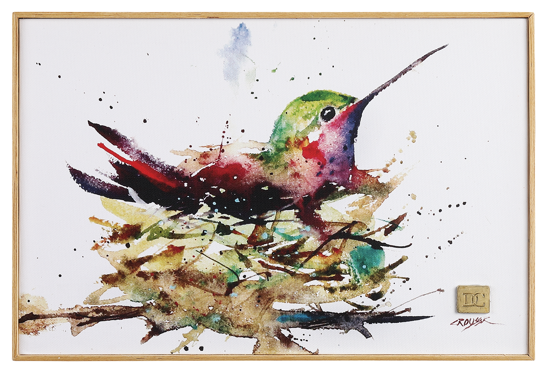 Demdaco Hummingbird in Nest Wall Art by Dean Crouser