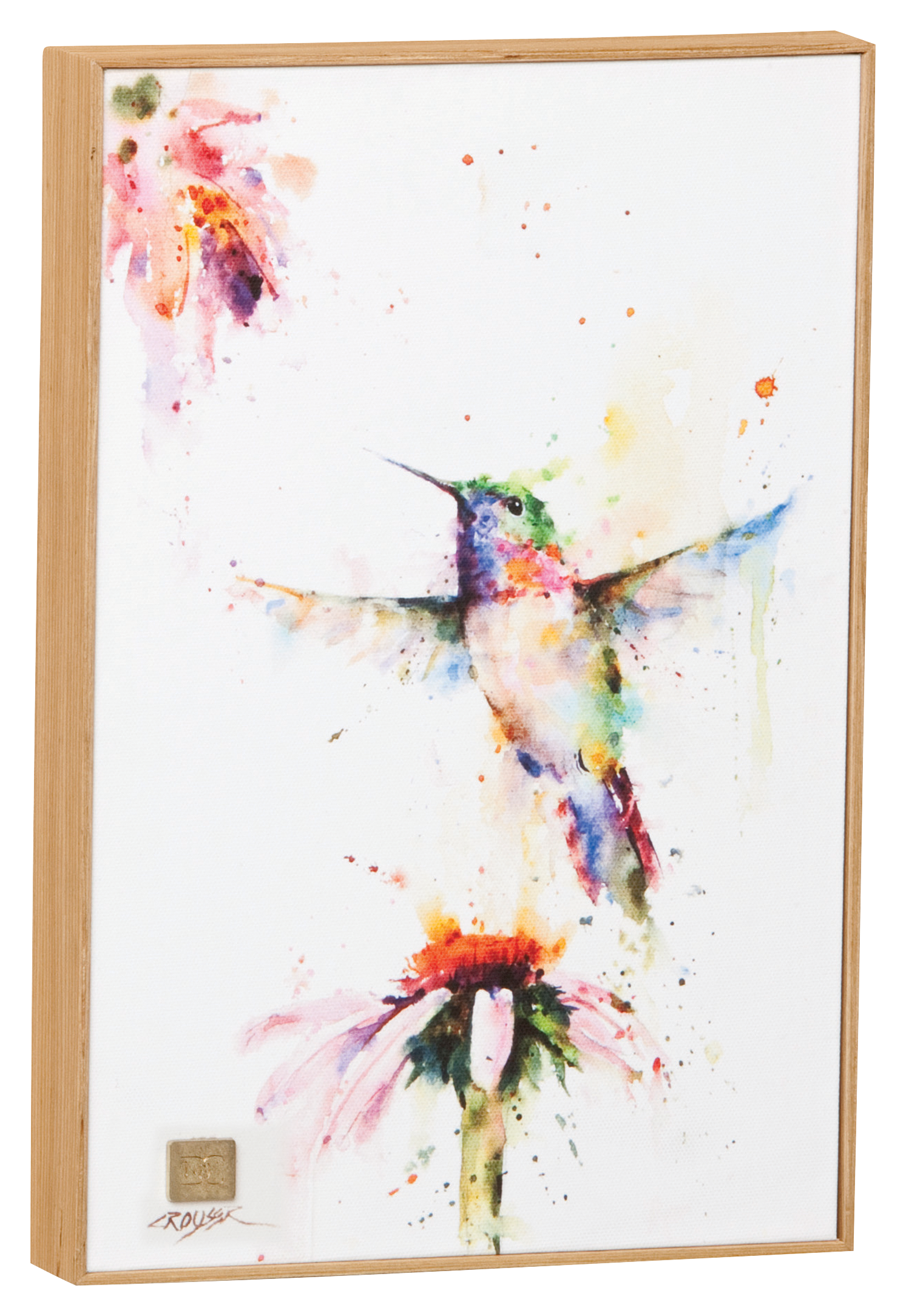 Demdaco PeeWee Hummingbird Wall Art by Dean Crouser