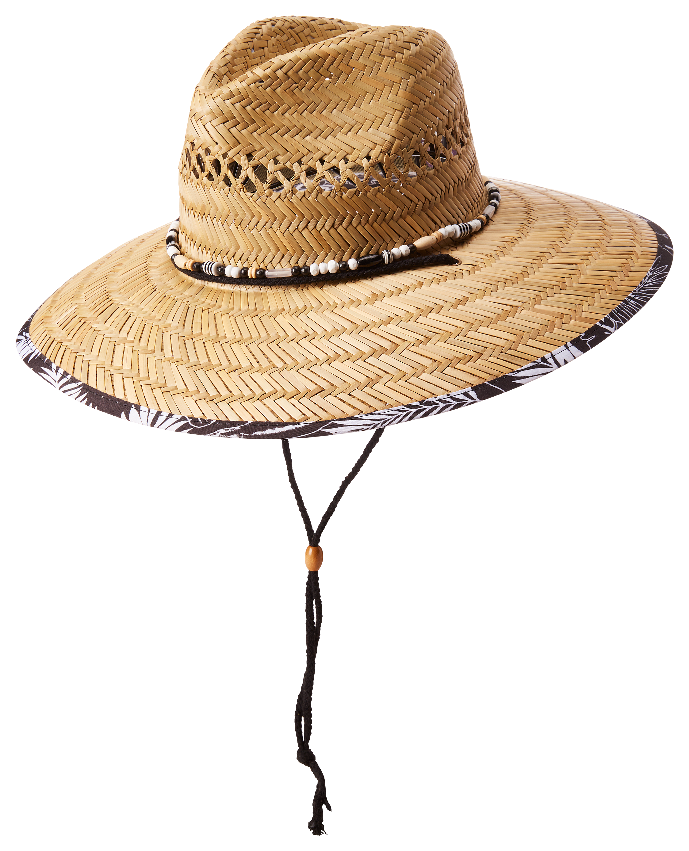 Dorfman Pacific Seagrass Lifeguard Hat for Ladies - Natural