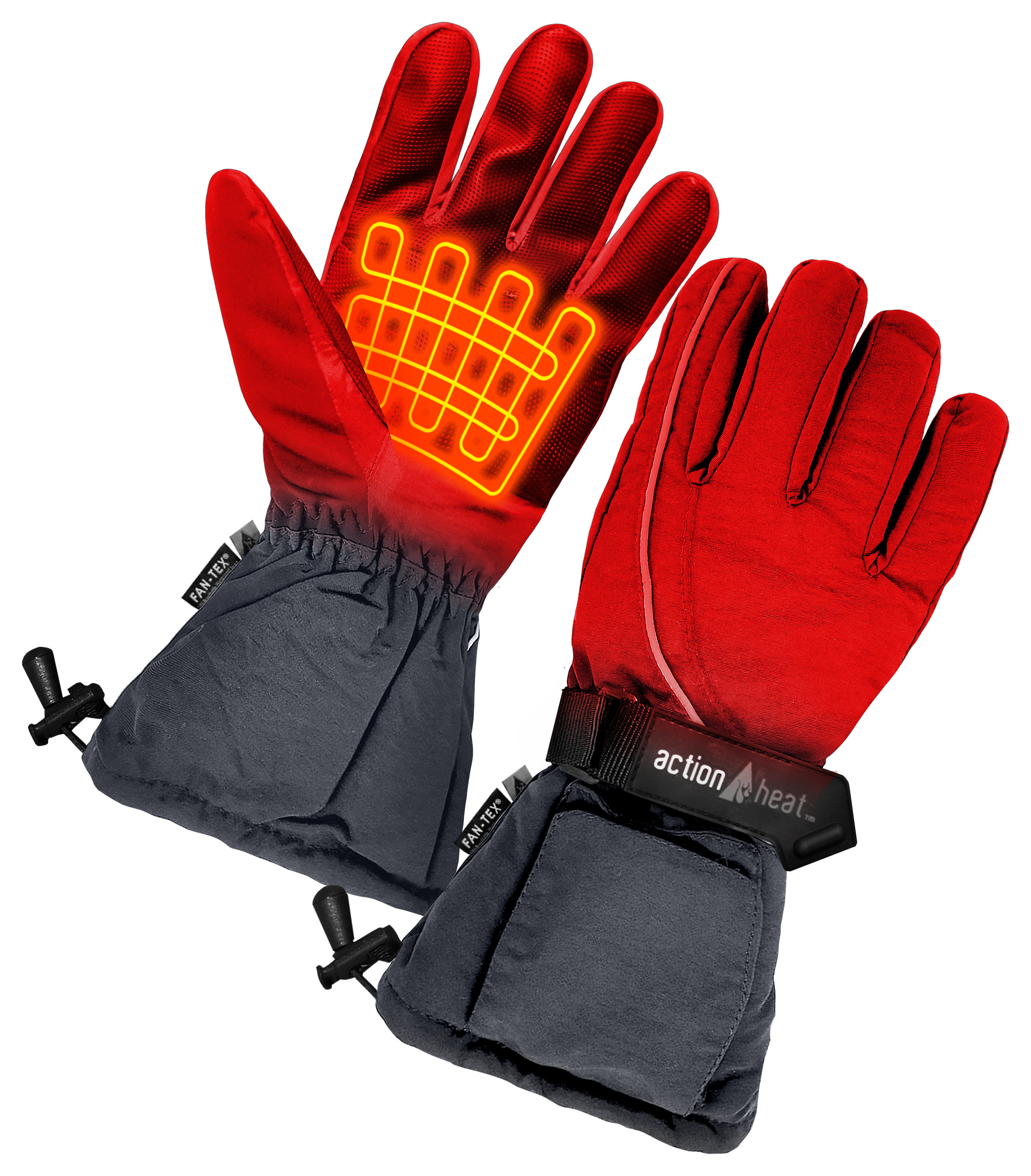 ActionHeat ActionHeat  AA Battery Heated Snow Gloves for Men - Gray - $49.99 at Cabela's Program