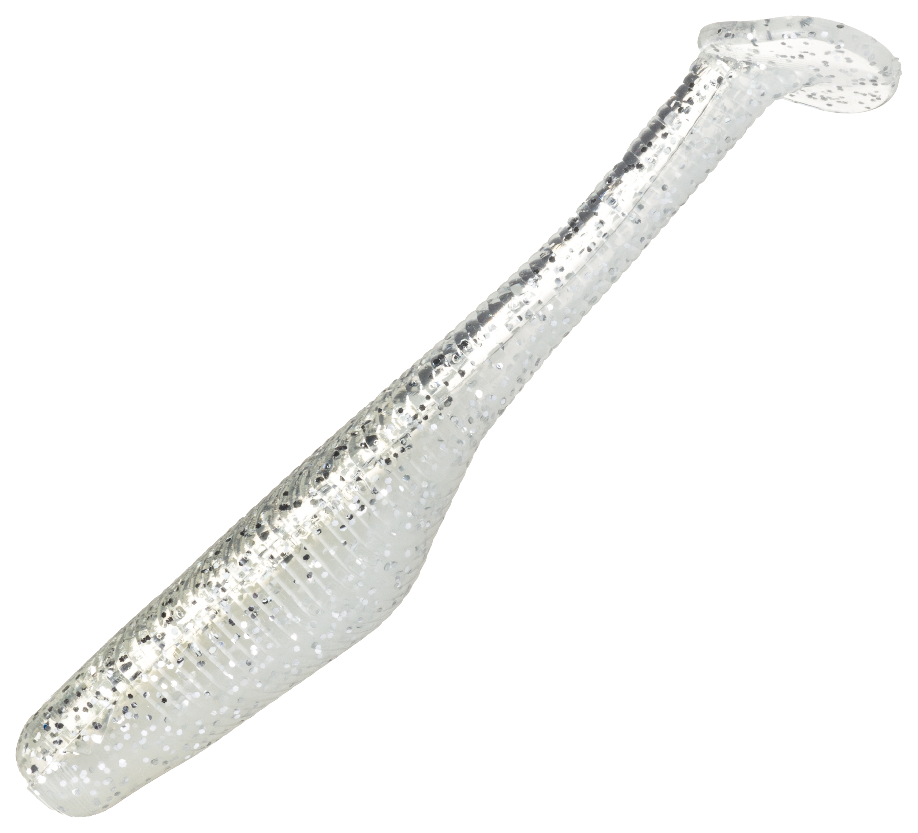 Image of Down South Lures Burner Shad - 3-1/2″ - White Ice