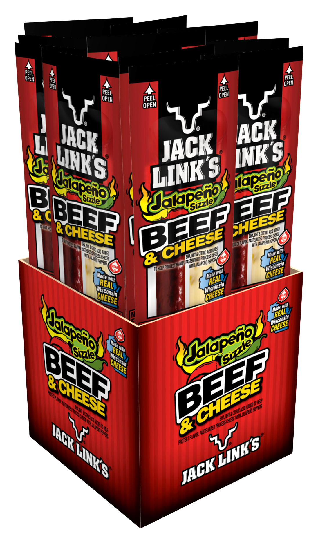 Jack Links Jalapeno Beef and Cheese Combo - 16 Pack